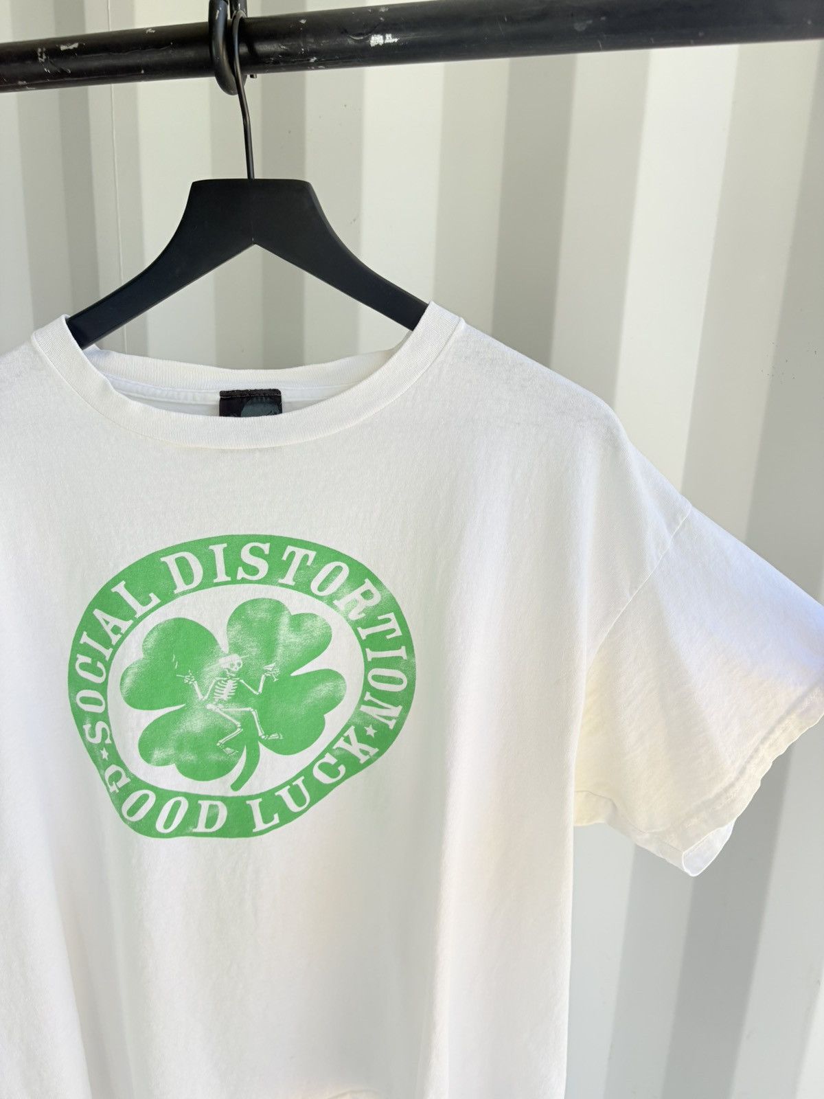 Band Tees Thrashed Social Distortion Band Faded Distressed ERD Grunge Size US XL / EU 56 / 4 - 3 Thumbnail