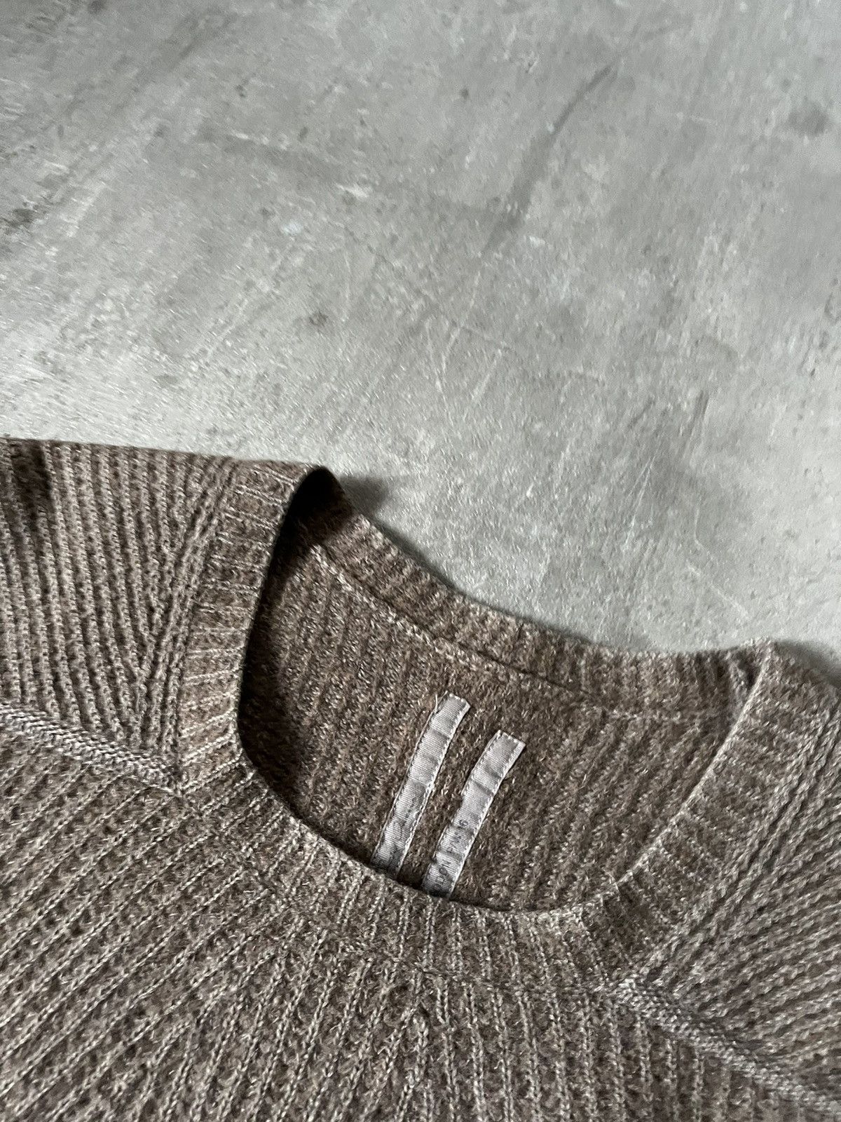 Rick Owens Rick Owens Mastodon FW16 wool cashmere brown sweater Size US L / EU 52-54 / 3 - 7 Thumbnail