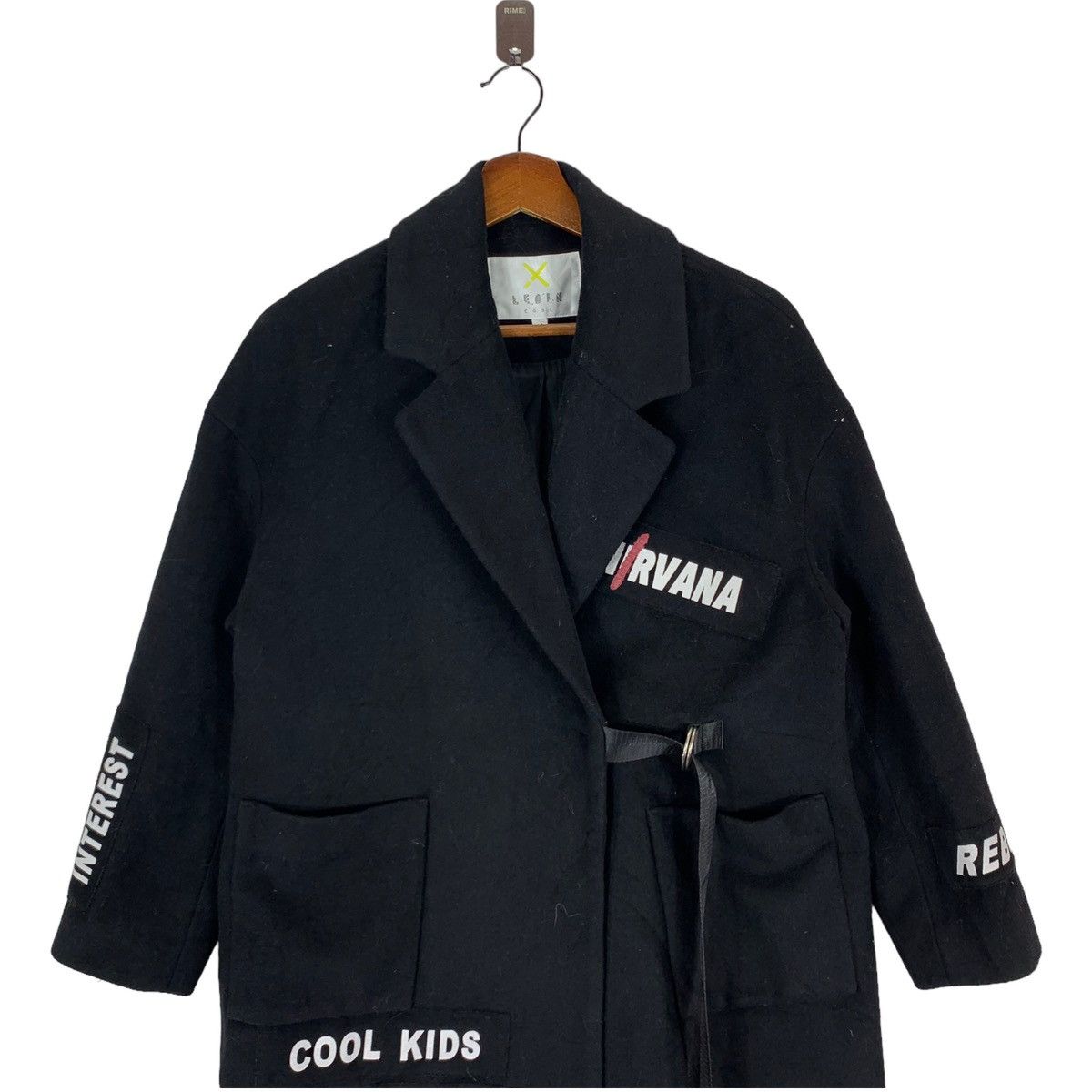Designer VINTAGE NIRVANA COSTUME MADE GRUNCH COAT Size US M / EU 48-50 / 2 - 4 Thumbnail