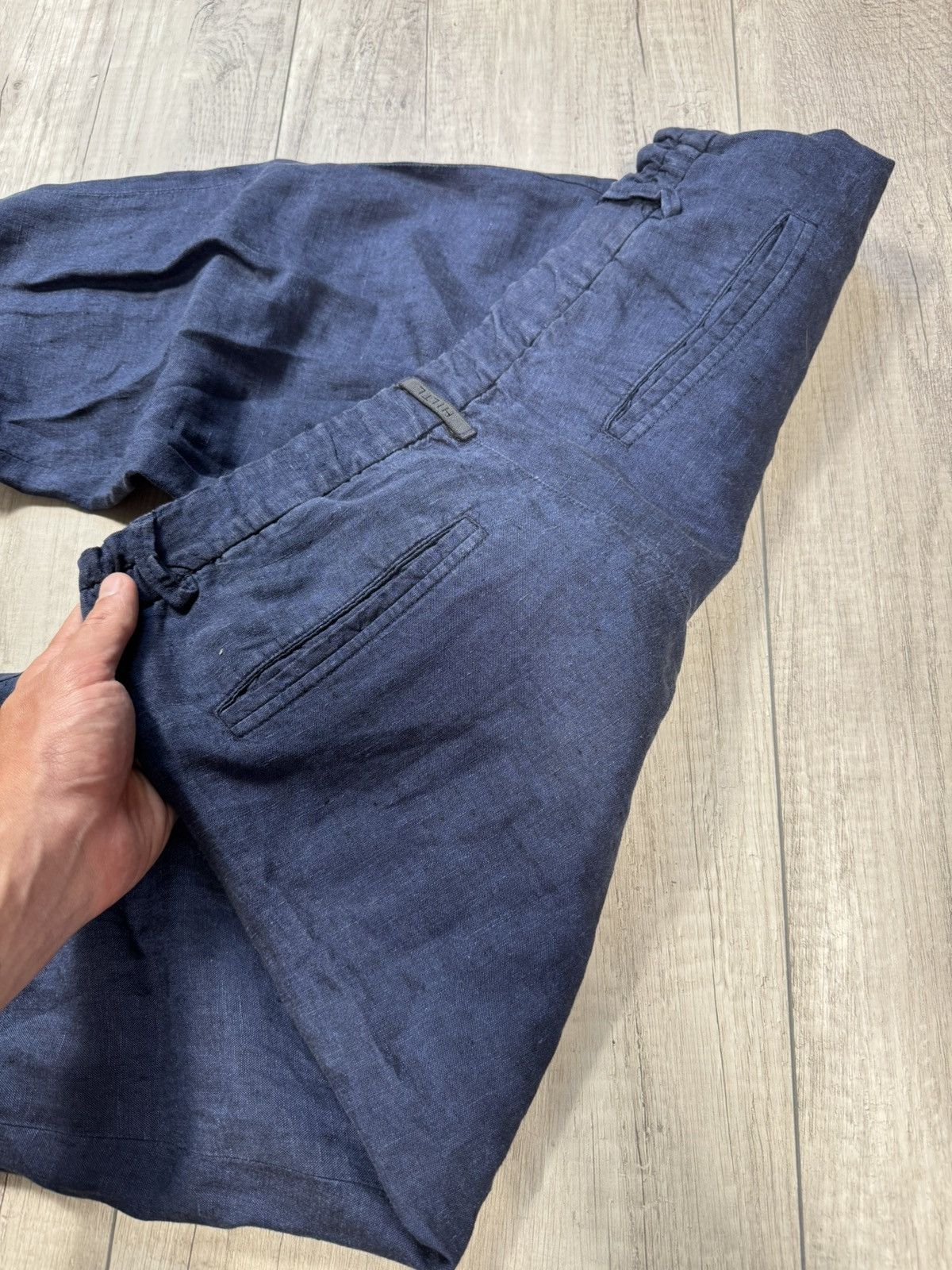 Hiltl Hiltl Tessuti Sondrio lightweight tapered linen trousers Size US 32 / EU 48 - 7 Thumbnail