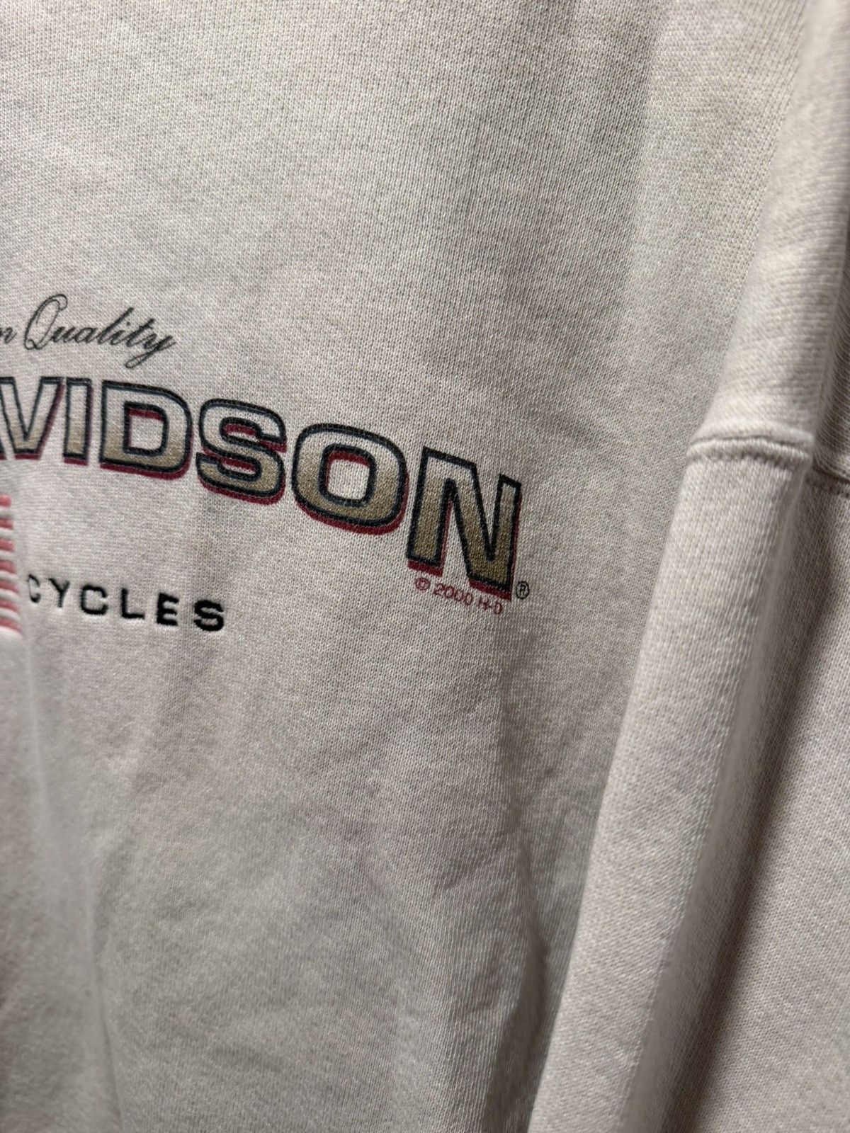 Harley Davidson Vintage Harley Davidson Sweatshirt Mens X-Large USA flag Size US XL / EU 56 / 4 - 11 Thumbnail
