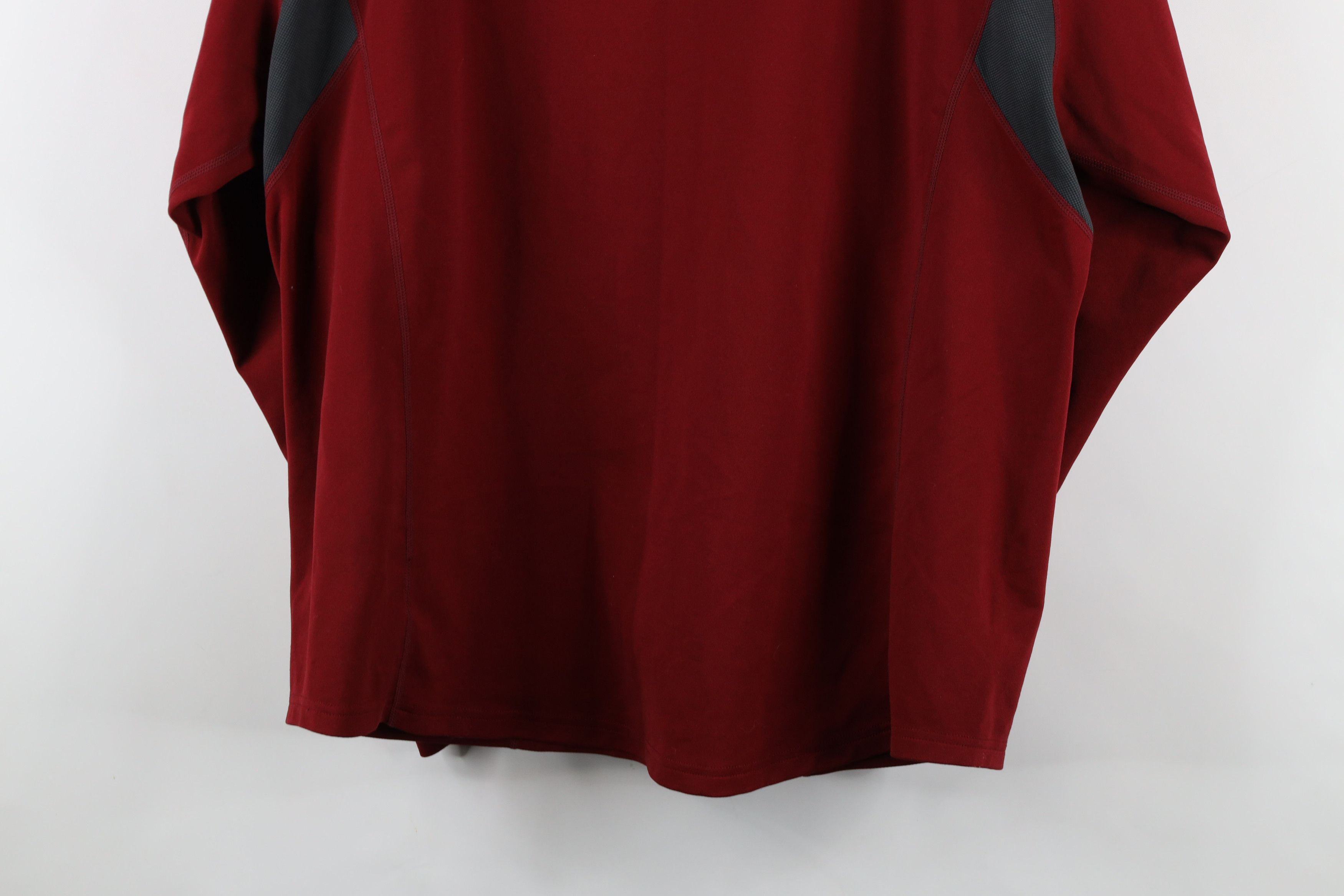 Nike × Vintage Vintage Nike ACG Mini Swoosh Knit Long Sleeve T-Shirt Red Size US XXL / EU 58 / 5 - 13 Thumbnail