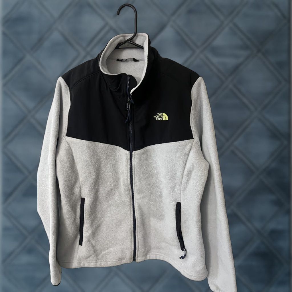 The North Face The North Face Jacket Women L Blue Polyester Fleece Full Zip Polartec Mock Denali Size L / US 10 / IT 46 - 1 Thumbnail