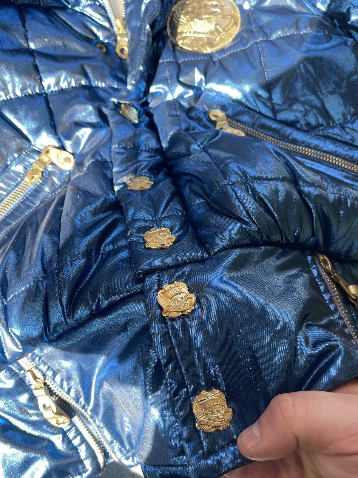 Other Vintage 80's Lily Farouche Overprint Eagle Ski Power Jacket Size M / US 6-8 / IT 42-44 - 7 Thumbnail