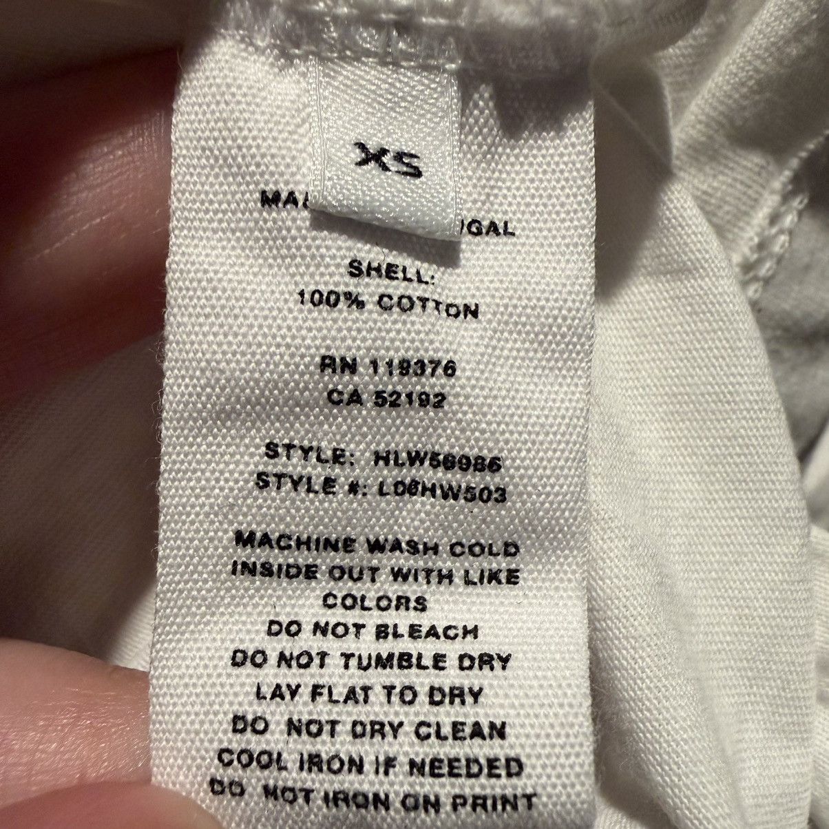 Helmut Lang Helmut Lang HL Baby Tee in White Size XS / US 0-2 / IT 36-38 - 8 Thumbnail