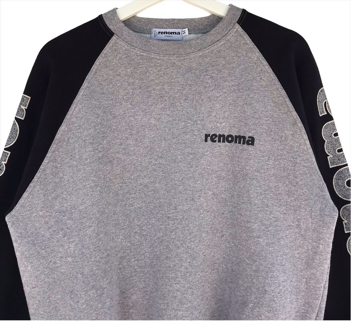 Renoma × Vintage Renoma big side spellout crewneck sweatshirt Size US M / EU 48-50 / 2 - 2 Thumbnail