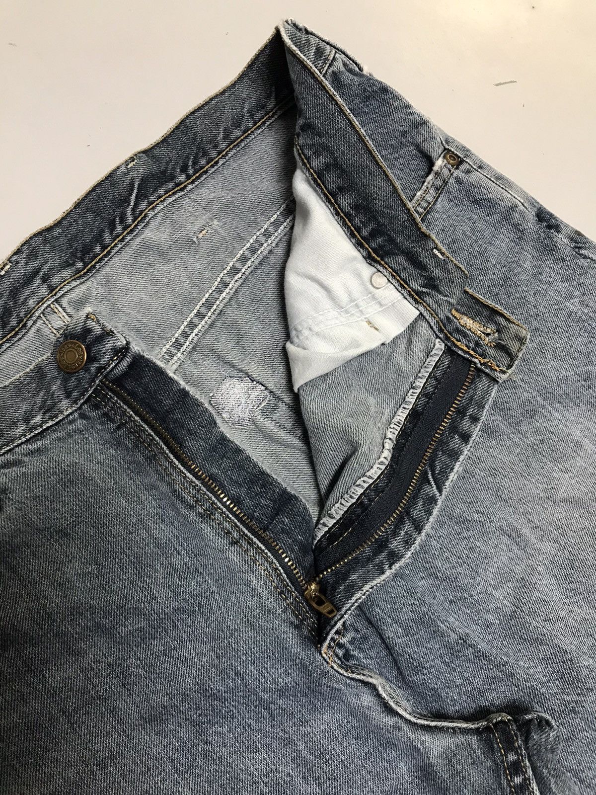 Lee Vintage lee distressed jort Size US 38 / EU 54 - 4 Thumbnail