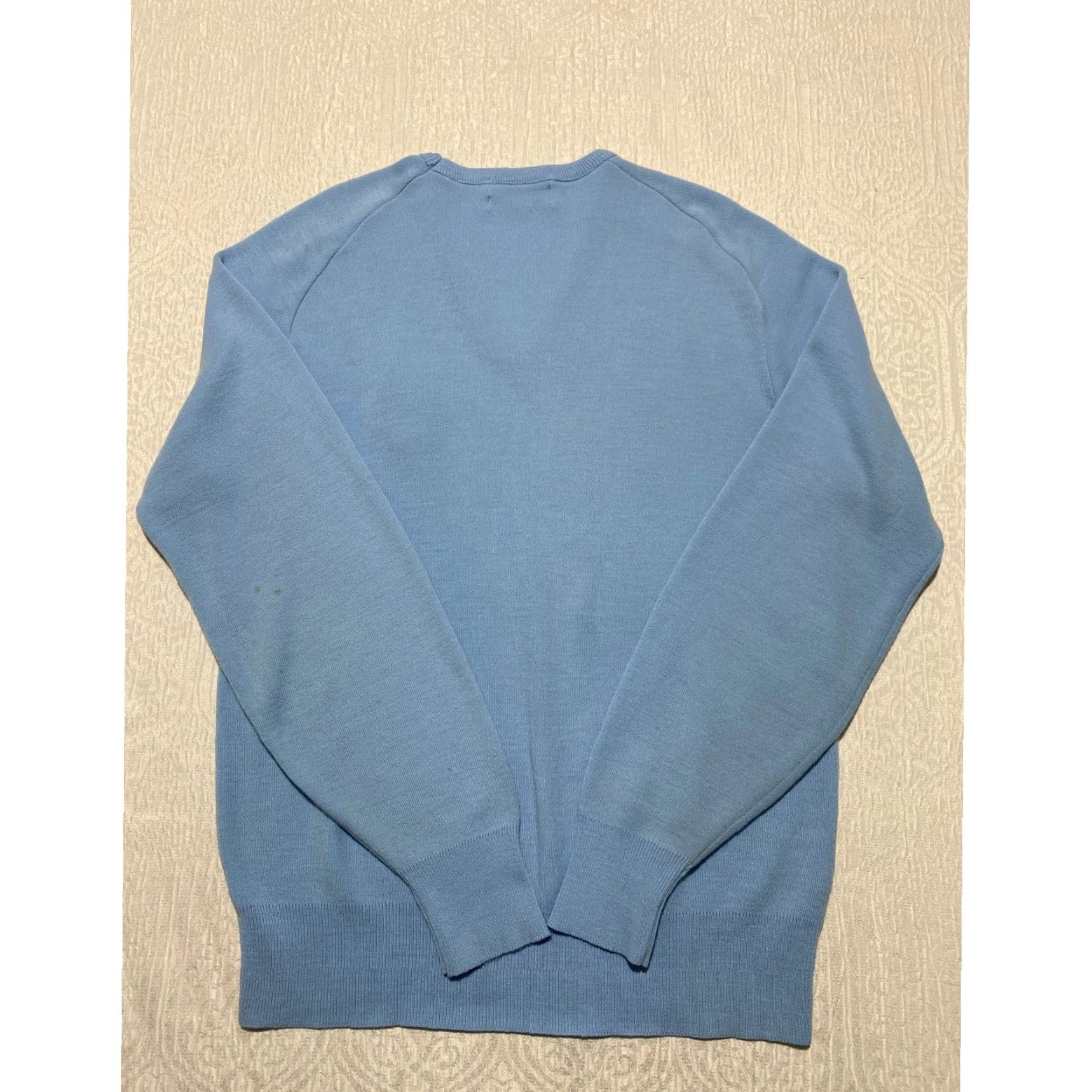 Logo 7 VINTAGE Logo 7 Inc University of Notre Dame V-Neck Sweater Mens L Blue Size US L / EU 52-54 / 3 - 4 Thumbnail