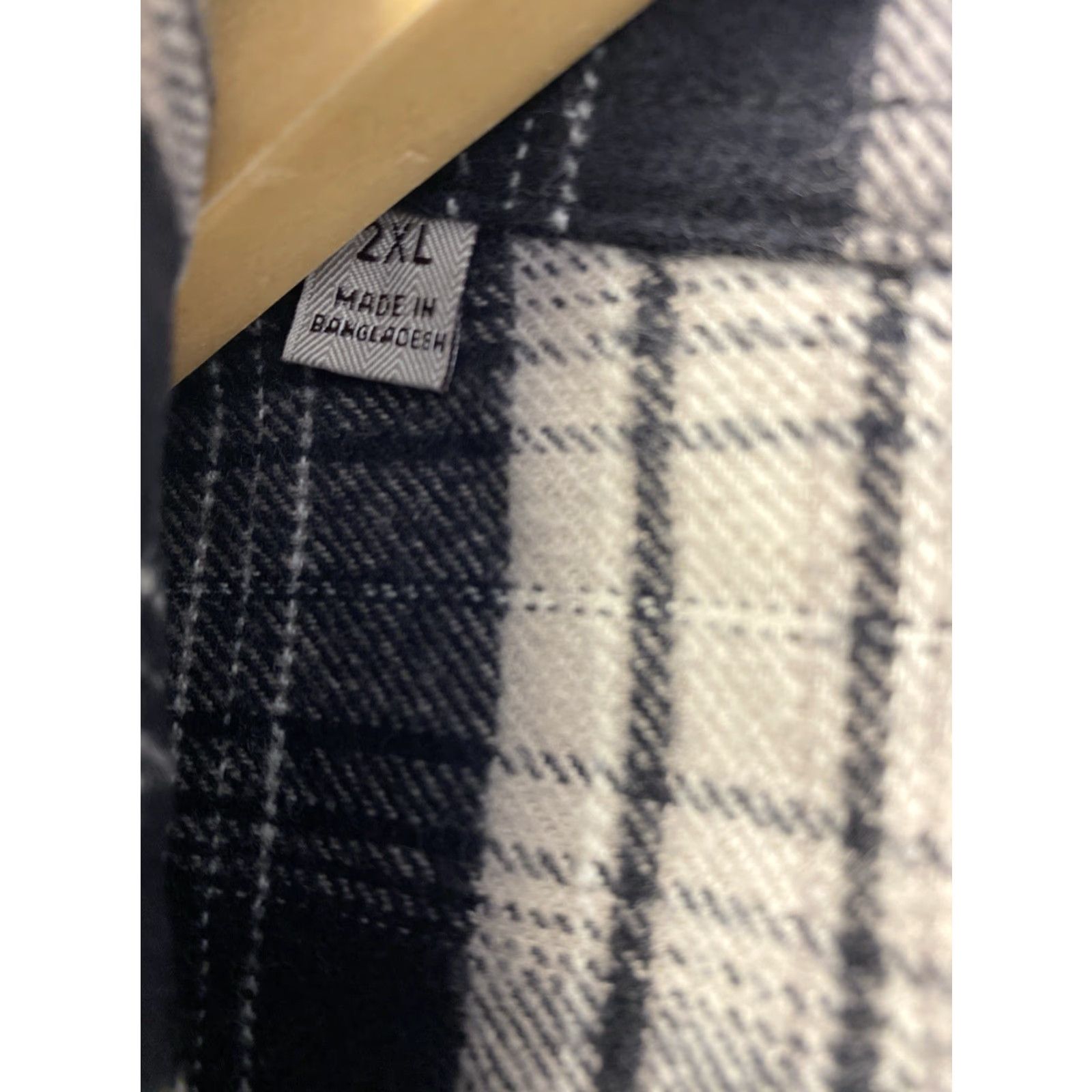 Vintage JACHS Men's Premium Shirt 2XL Cotton Jacket Plaid Pocket Gray Black /145-18 Size US XXL / EU 58 / 5 - 5 Thumbnail