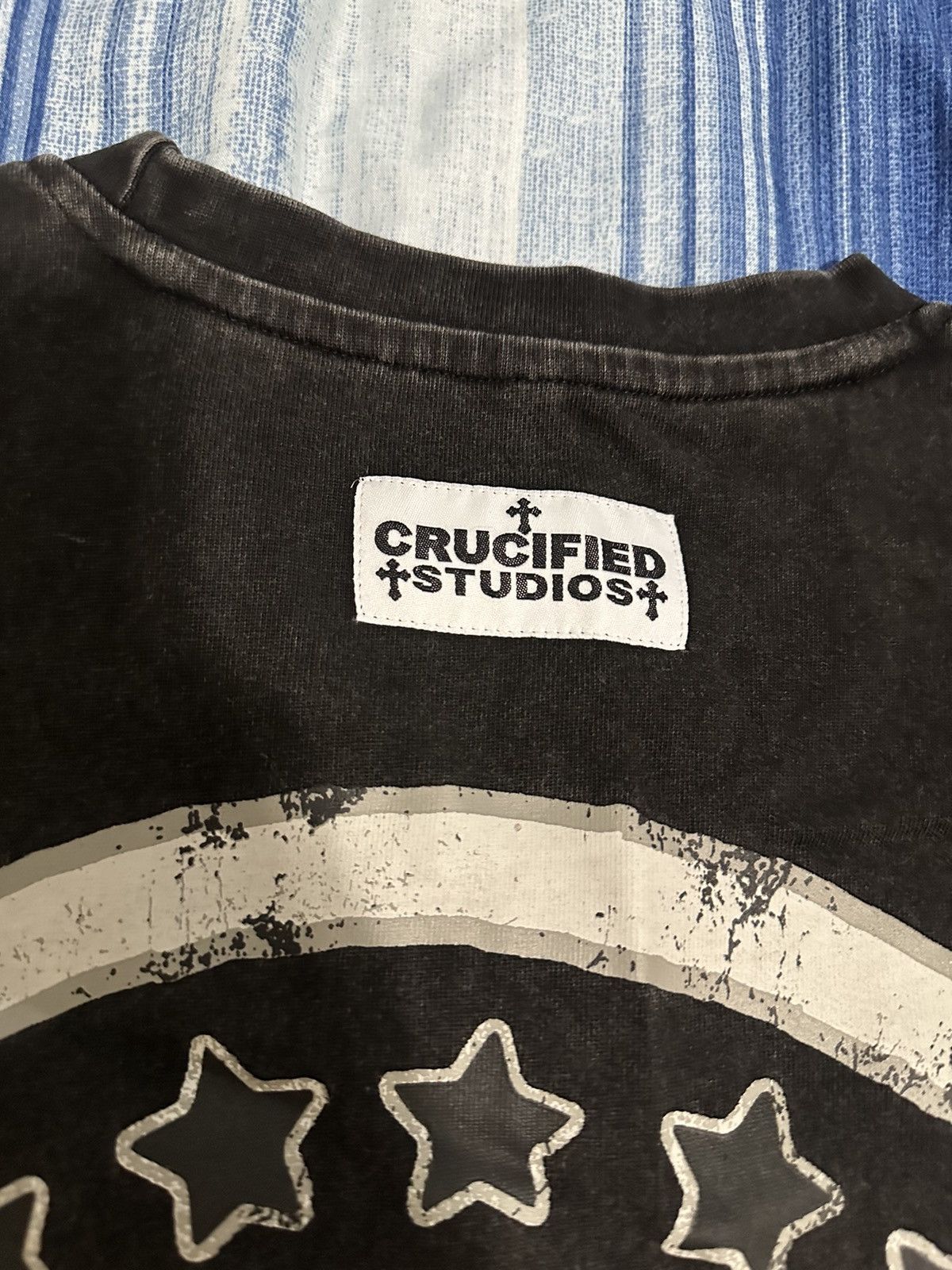 Other Crucified Studios Smoke Black Sunray oversized box fit shirt Size US S / EU 44-46 / 1 - 6 Thumbnail