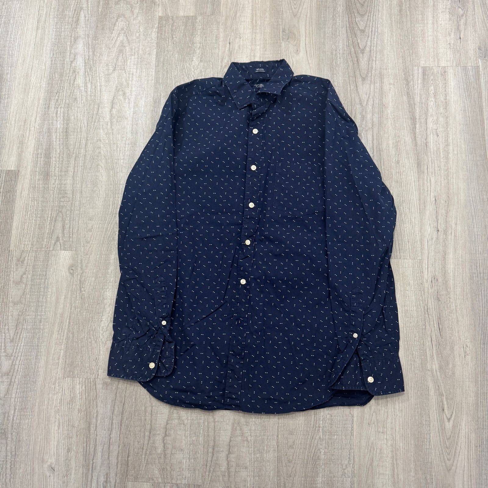 J.Crew Thompson Shirtings by J Crew Shirt Men's Medium 80's 2 Ply Size US M / EU 48-50 / 2 - 2 Thumbnail