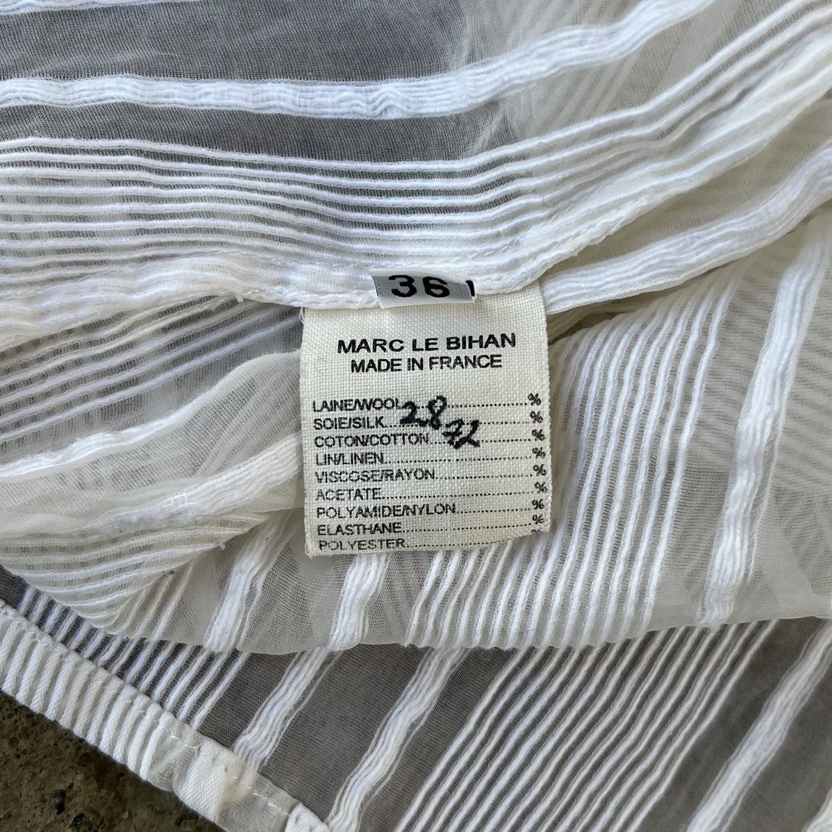 Marc Le Bihan Marc Le Bihan kimono shirt Size XS / US 0-2 / IT 36-38 - 11 Thumbnail
