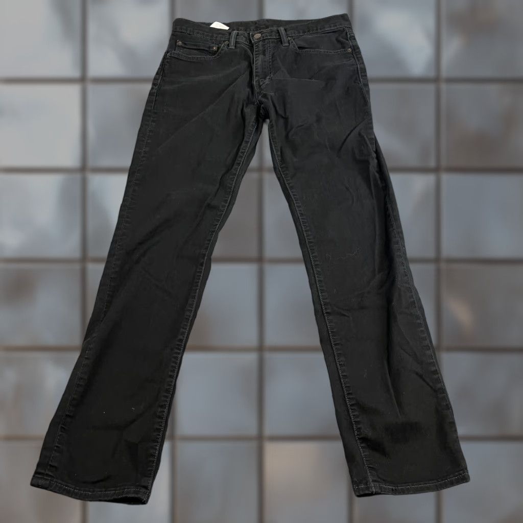 Levi's Levi's 511 Jeans Slim Tapered 32 32 Dark Wash Black Stretch Zip Fly - Levi's Denim Men Jeans 5-Pocket Modern Fit 32x32 Size US 32 / EU 48 - 1 Thumbnail