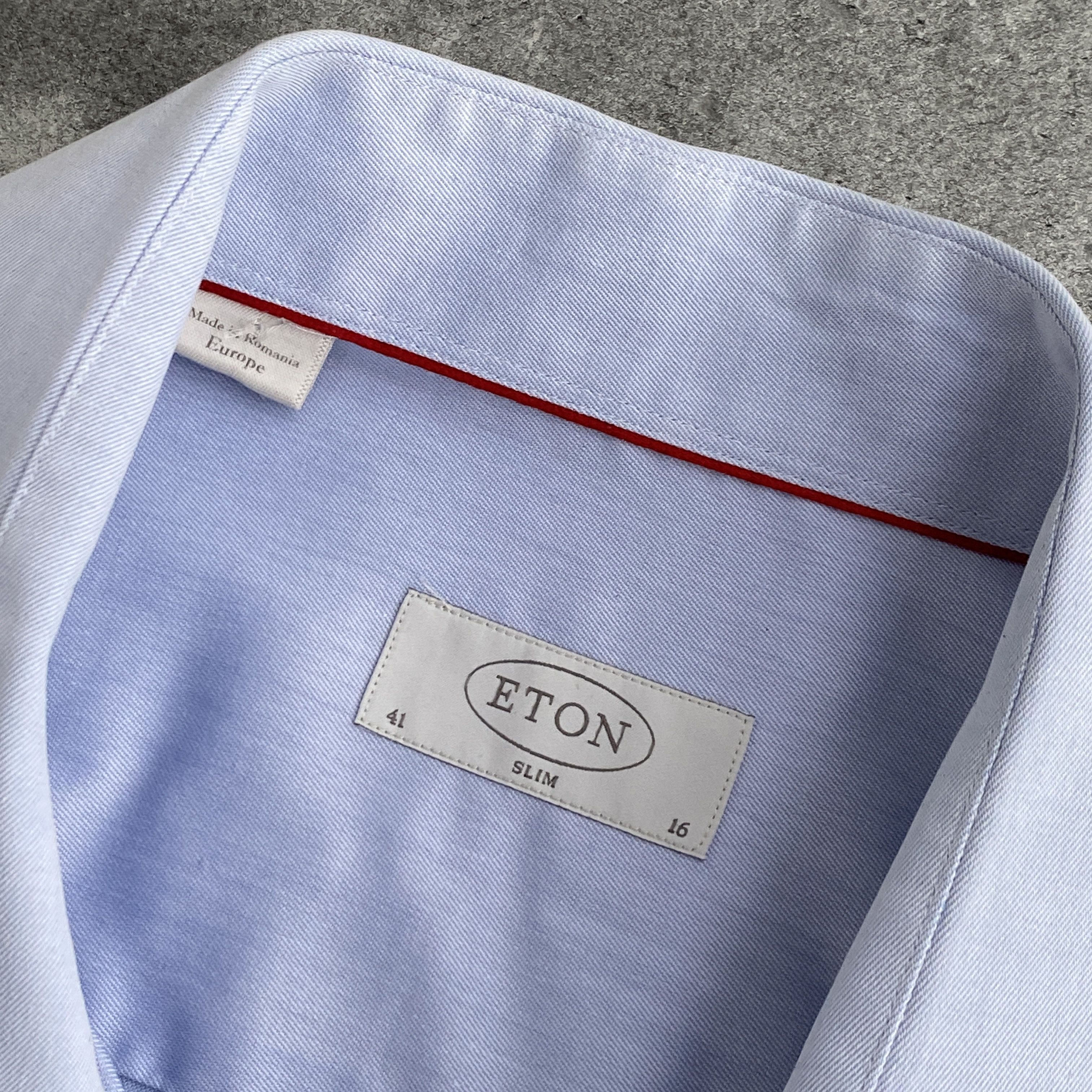 Eton Eton blue shirt - M Size US M / EU 48-50 / 2 - 3 Thumbnail