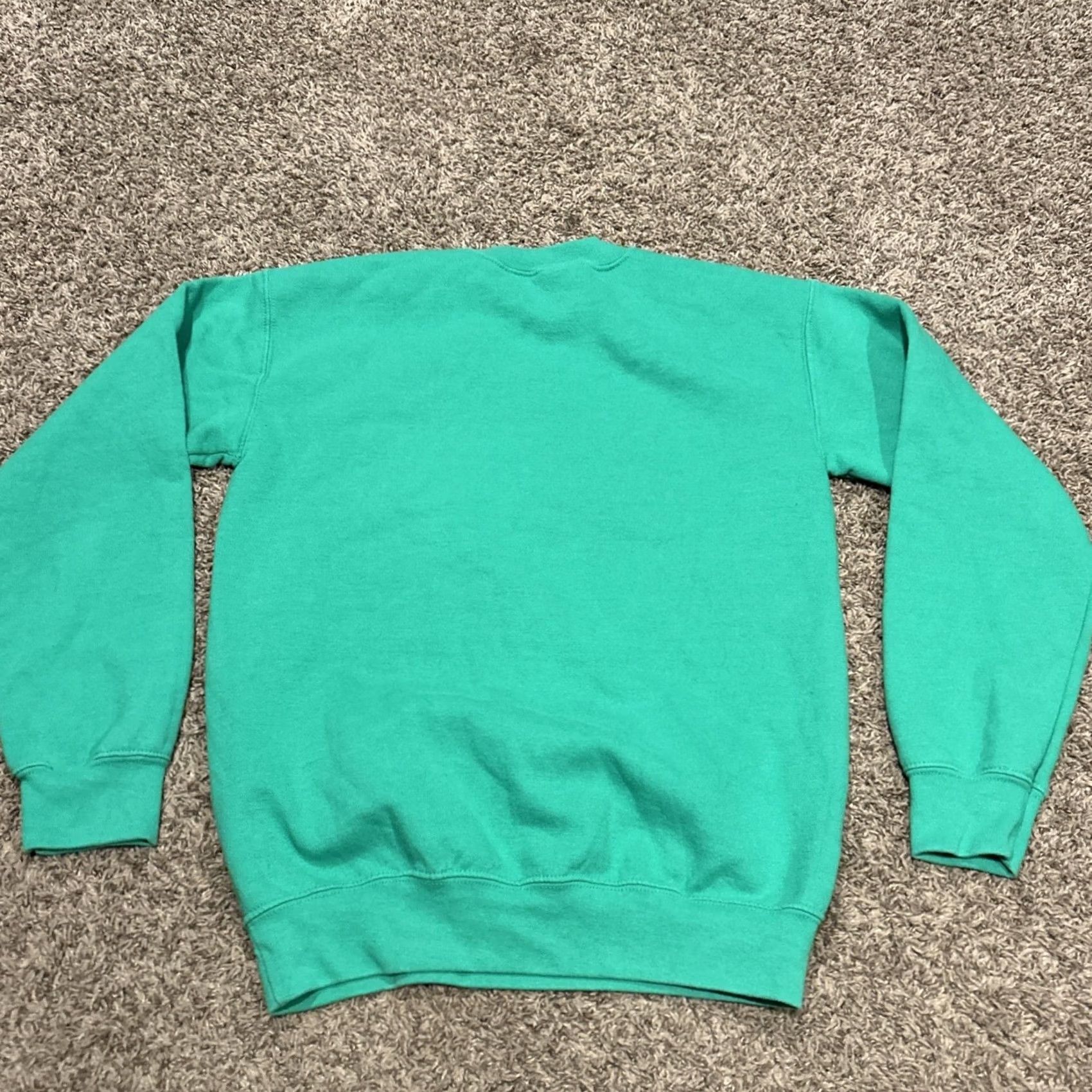 Vintage New Orleans French Quarter Pullover Sweater S Green Mardi Gras A5 Size US S / EU 44-46 / 1 - 4 Thumbnail