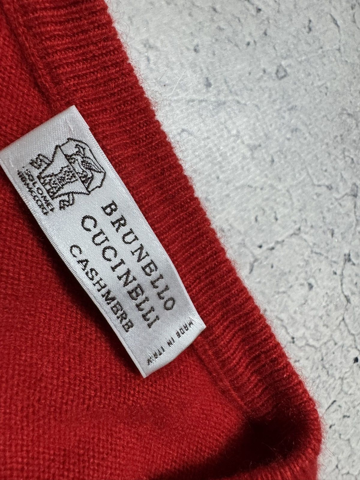 Brunello Cucinelli Brunello Cucinelli Cashmere Luxury Red Sweater Size 46 Size US S / EU 44-46 / 1 - 6 Thumbnail