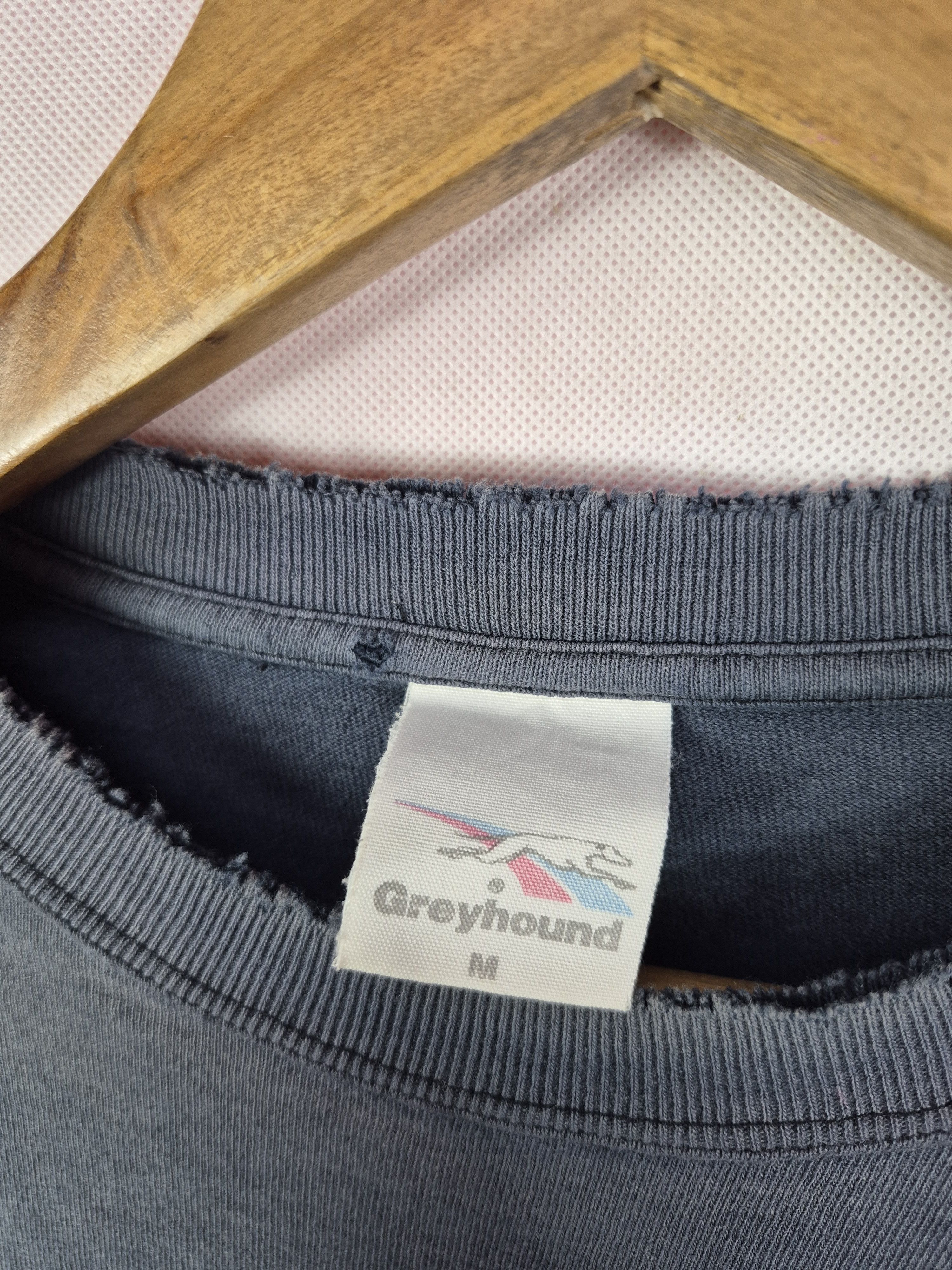 Vintage 🔥 Vintage Greyhound Longsleeves Distressed Tee Size US M / EU 48-50 / 2 - 4 Thumbnail