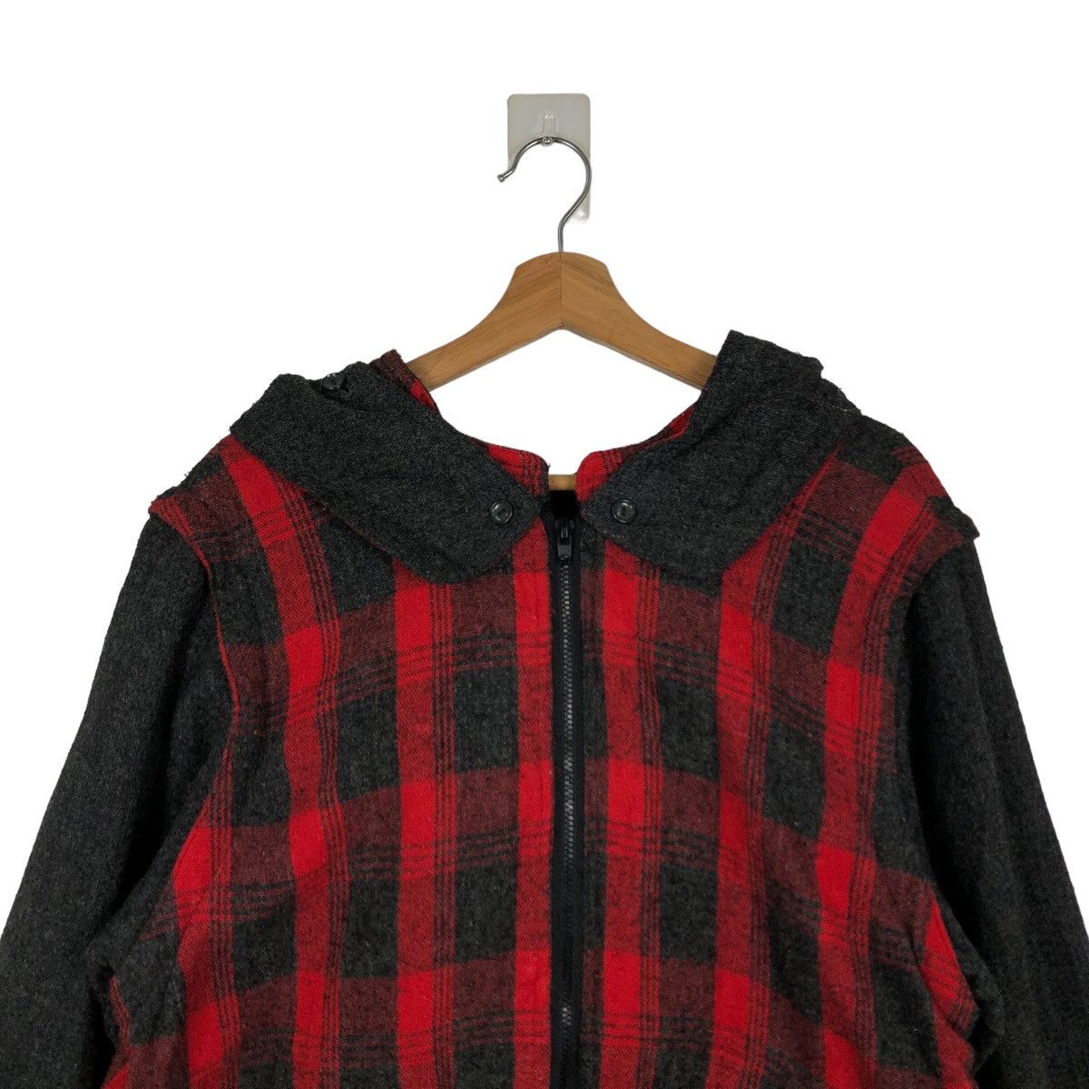Japanese Brand PUNK WEAR TARTAN DESIGN CHERRY BEAR OVERSIZED JACKET Size US L / EU 52-54 / 3 - 2 Thumbnail