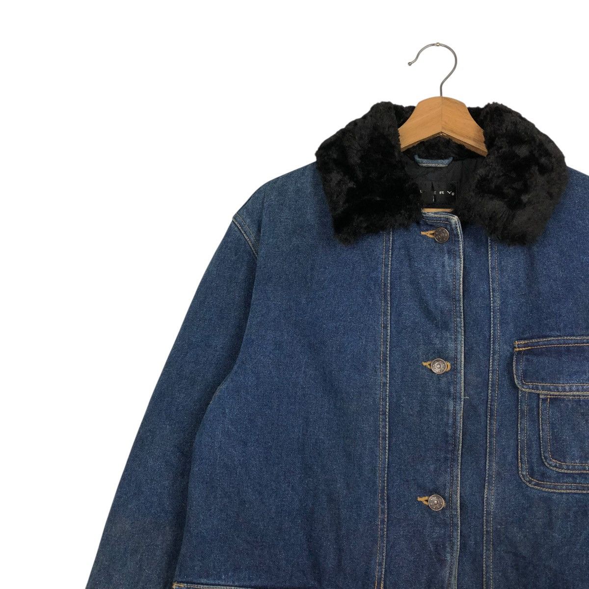 Vintage 🔥VINTAGE CHORE DENIM JACKET GALLERY BLANKET ISSEY MIYAKE Size US S / EU 44-46 / 1 - 9 Thumbnail