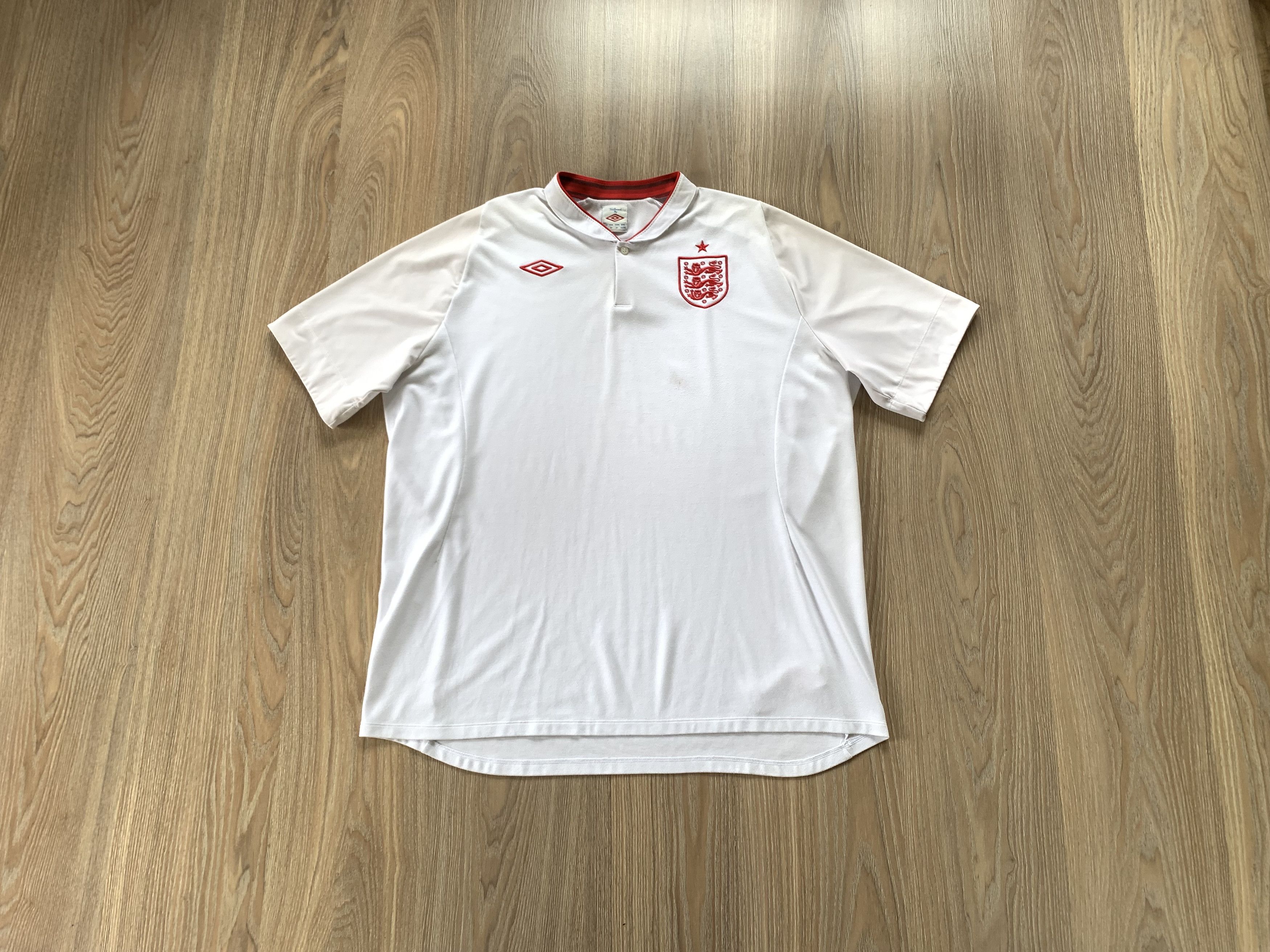 Umbro × Vintage Umbro England Training Polo Jersey T Shirt Size US L / EU 52-54 / 3 - 12 Thumbnail