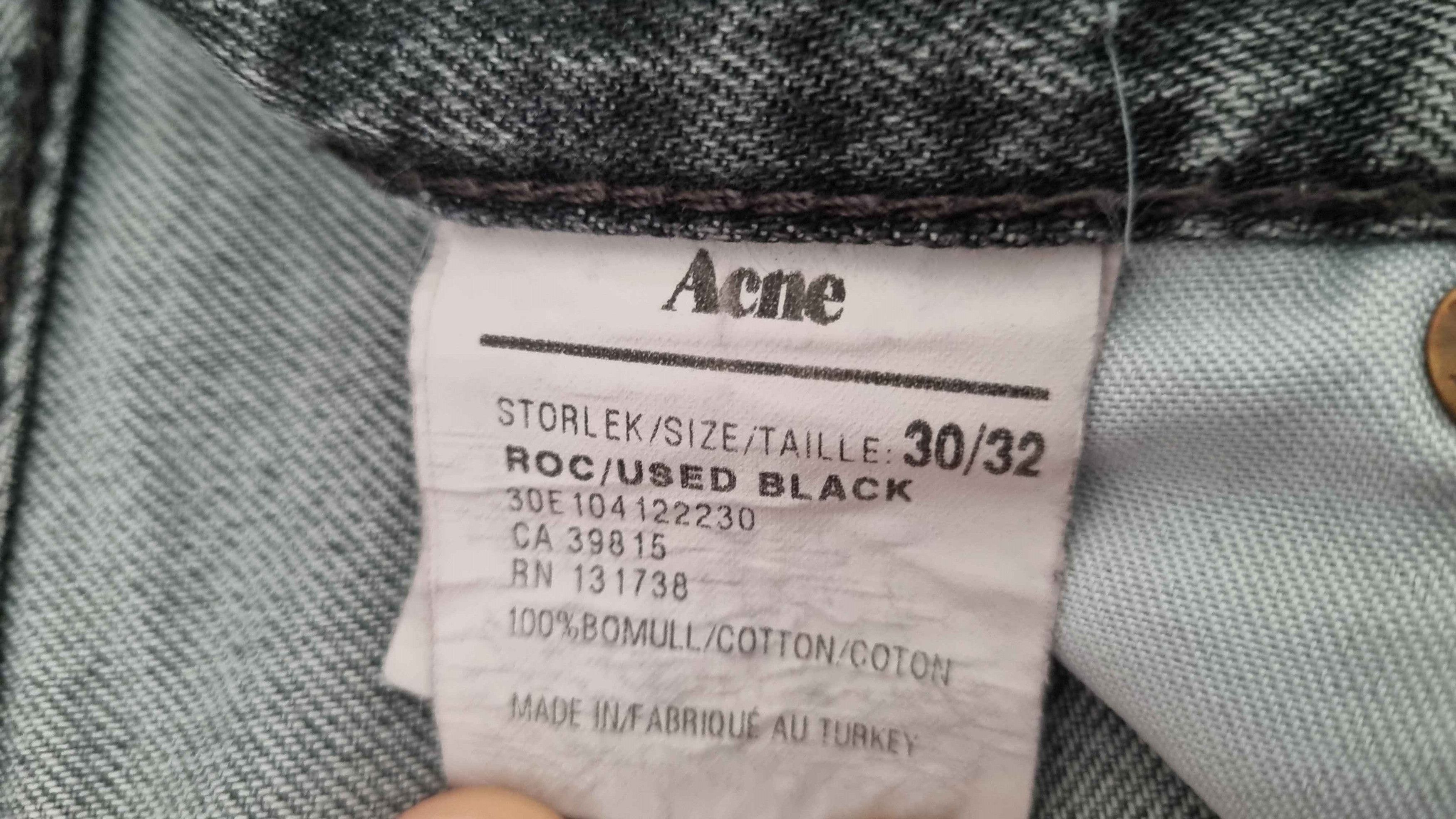 Acne Studios Vintage Used Black ACNE Denim Size US 30 / EU 46 - 5 Thumbnail