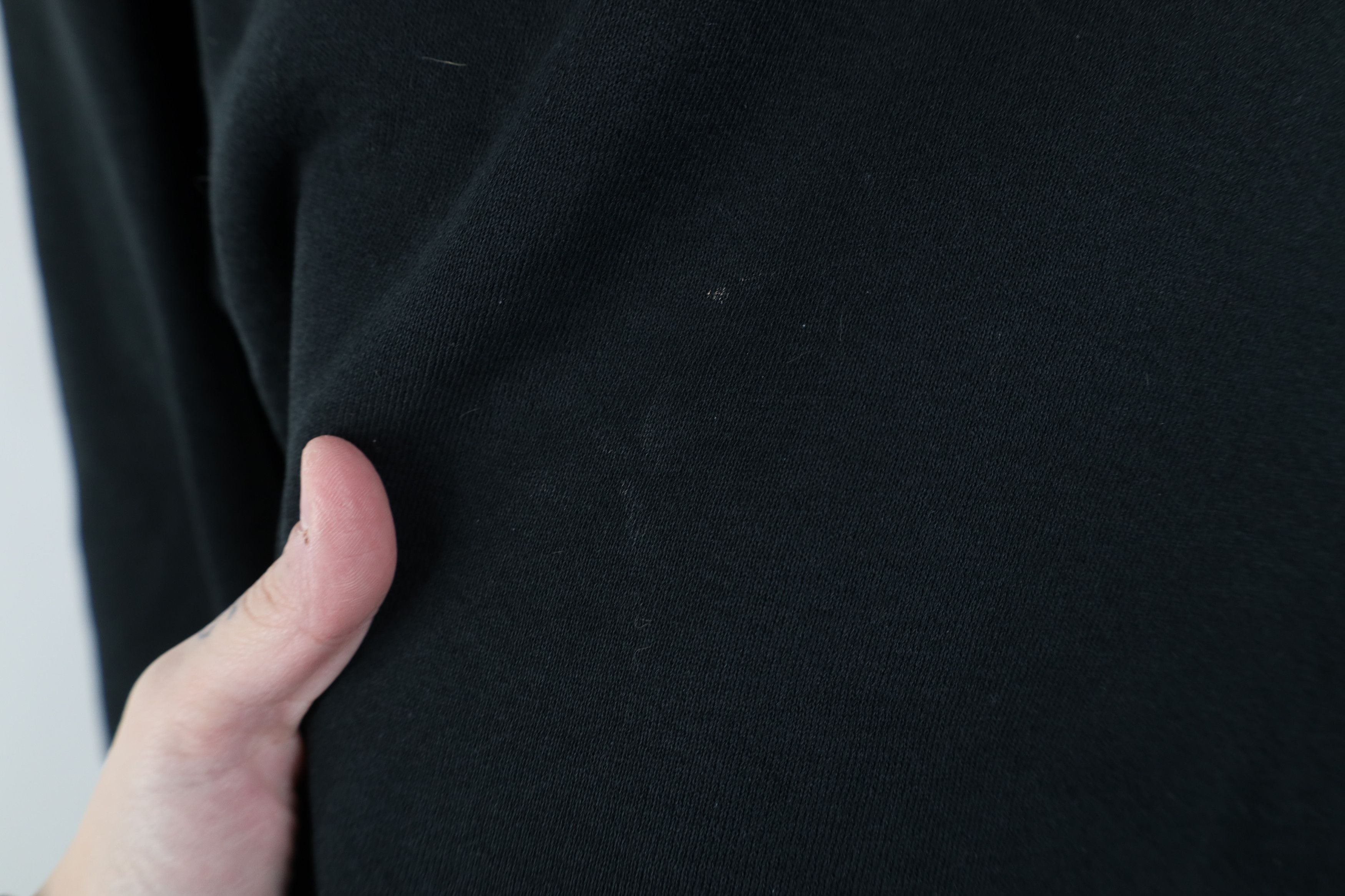 Vintage Vintage 90s Streetwear Blank Crewneck Sweatshirt Black USA Size US XL / EU 56 / 4 - 6 Thumbnail