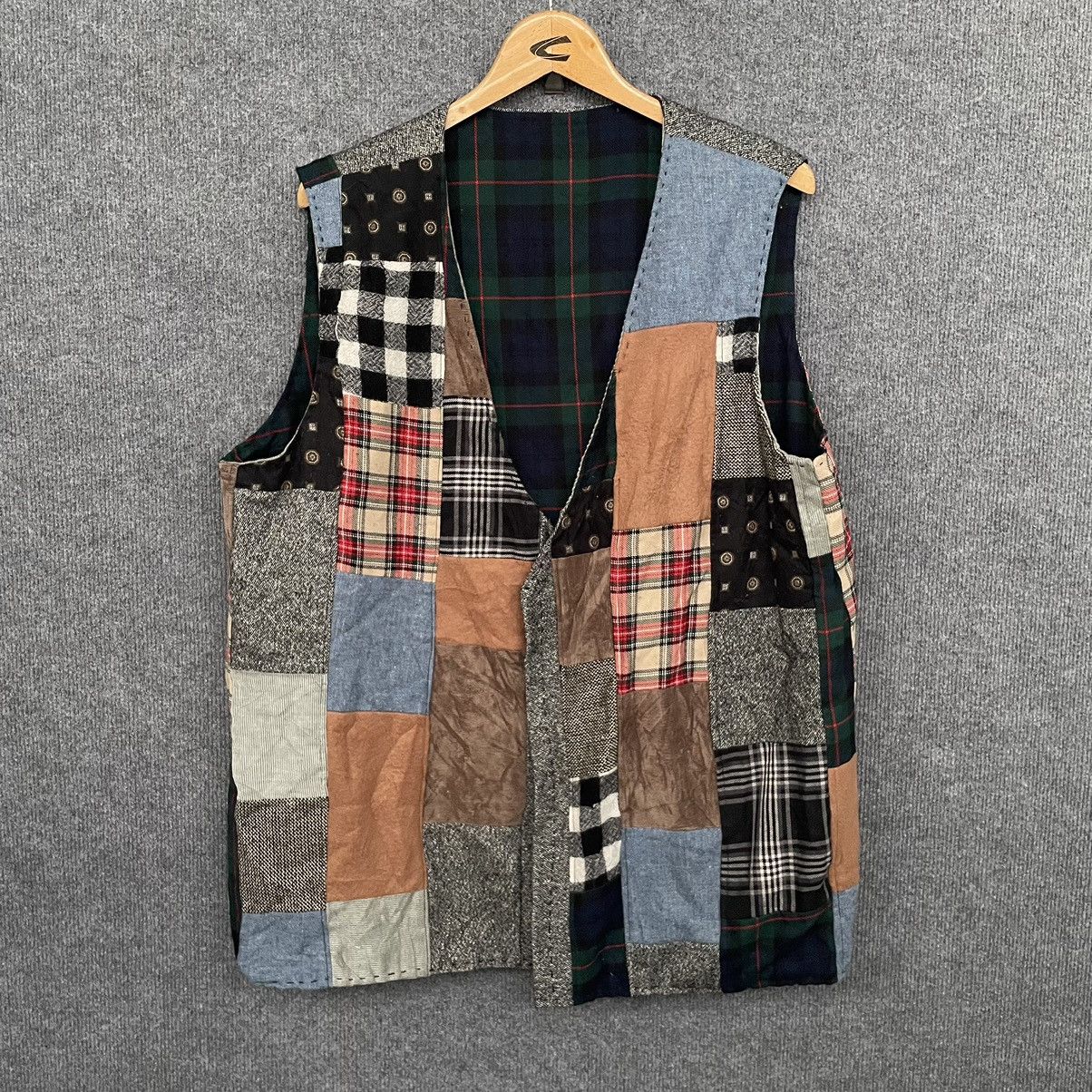 Vintage Vintage Vest Patchwork Kapital Style Size US L / EU 52-54 / 3 - 1 Thumbnail