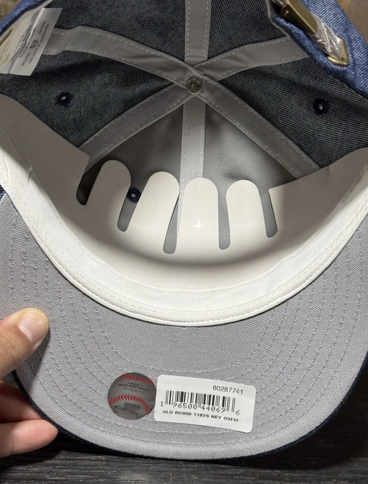 Aime Leon Dore × New Era New Era Aime Leon Dore Hat New York Yankees Denim Blue NWT Size ONE SIZE - 8 Thumbnail