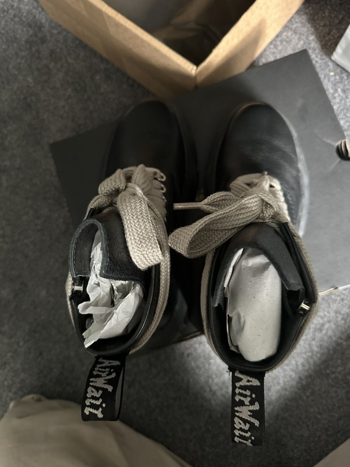 Dr. Martens × Rick Owens Brand New Dr. Martens x Rick Owens 1460 Black Boots Size US 9 / EU 42 - 3 Thumbnail