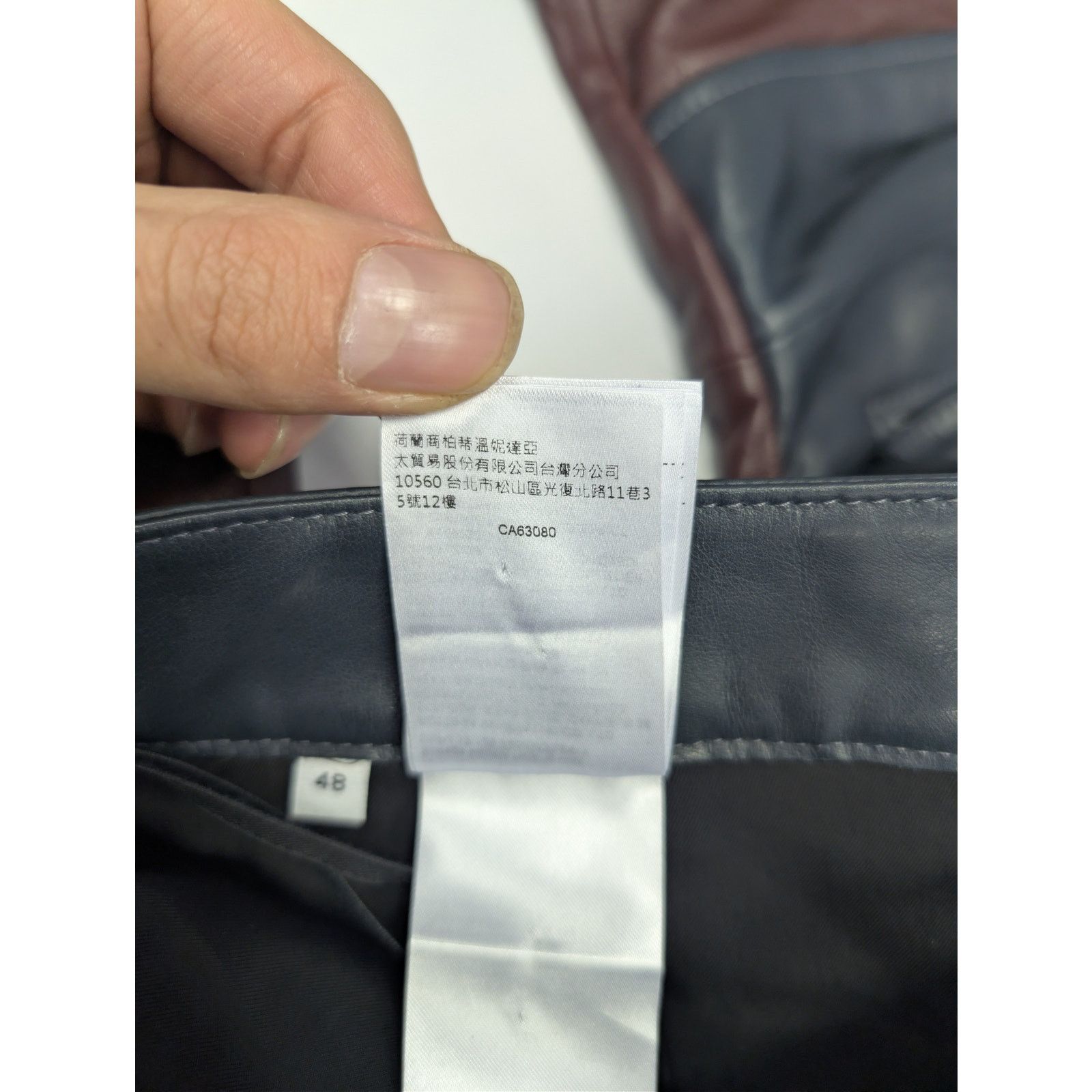 Bottega Veneta o1rshd1 Leather Biker Pants Natural Calf Pants Size US 32 / EU 48 - 21 Thumbnail