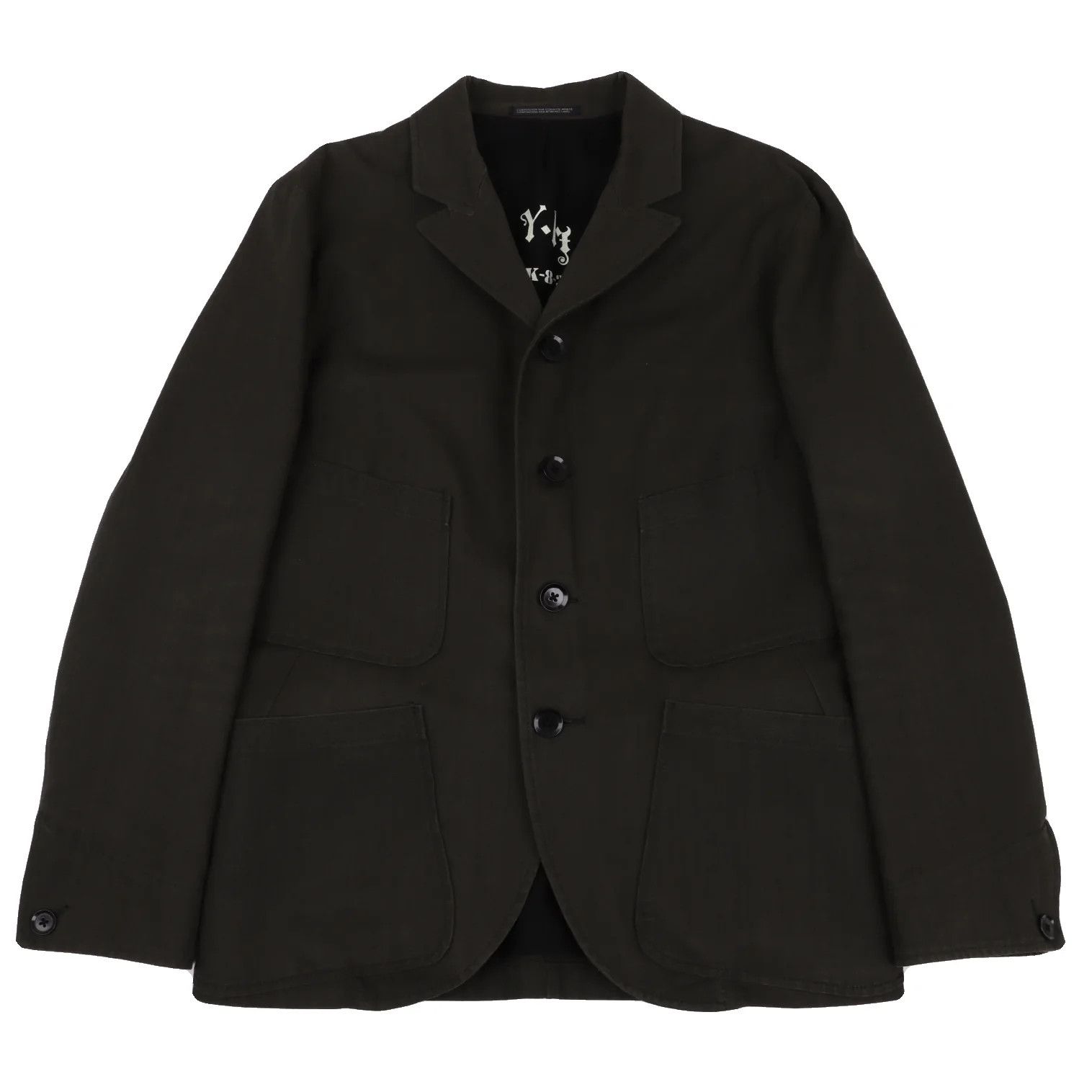 Yohji Yamamoto Yohji Yamamoto Reversible Jacket Dark Brown Size US XL / EU 56 / 4 - 1 Thumbnail