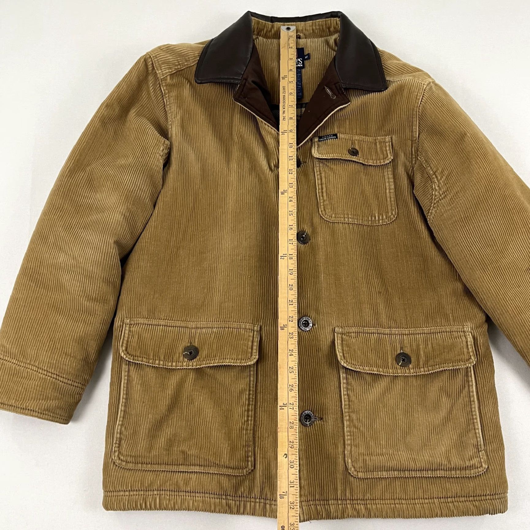 Chaps VTG Chaps Ralph Lauren Jacket Mens Medium Brown Corduroy Barn Chore Field Coat Size US M / EU 48-50 / 2 - 4 Thumbnail
