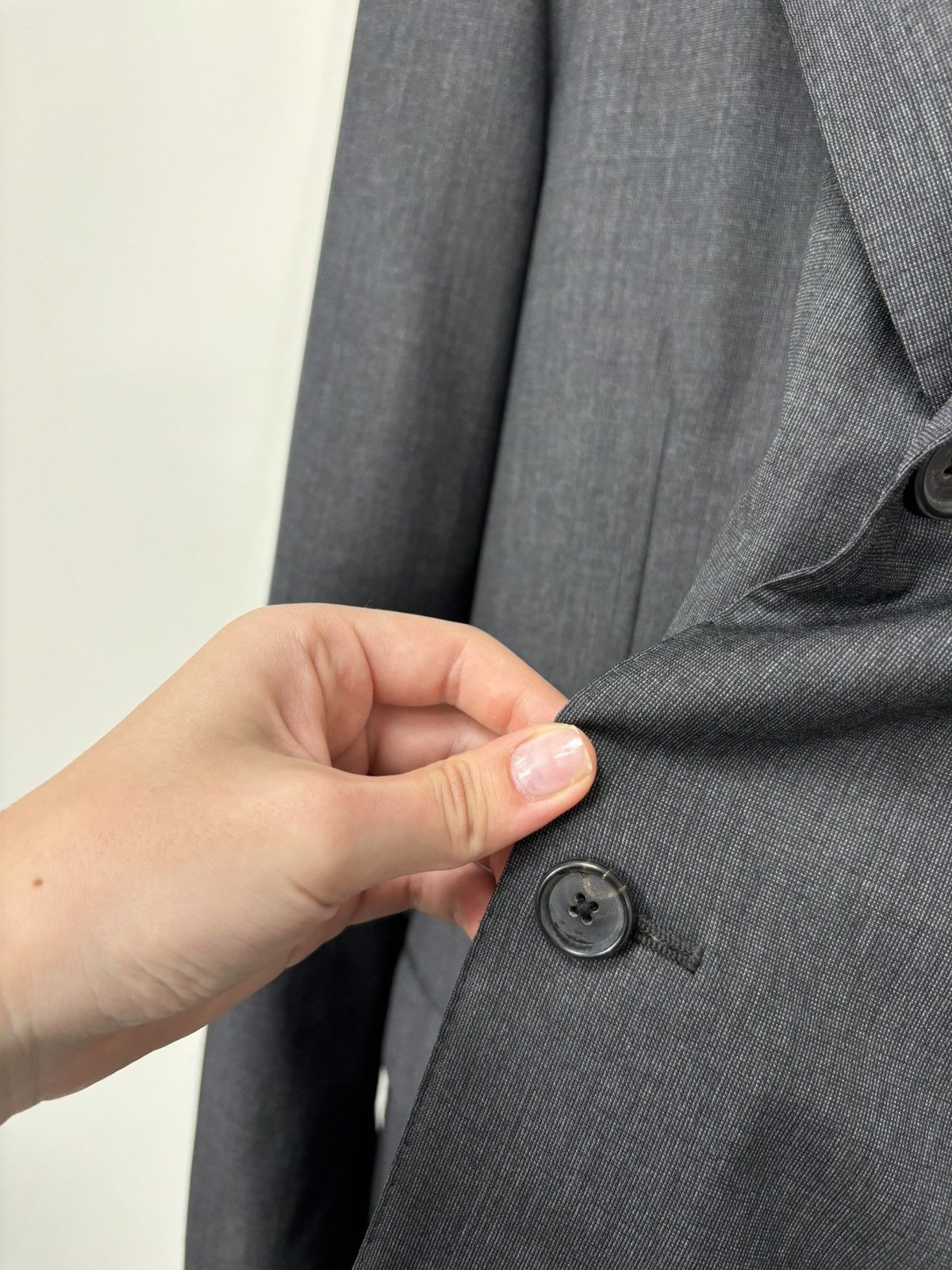 Caruso Raffaele Caruso Loro Piana Wool Men’s Gray Blazer Jacket Size 46L - 8 Thumbnail