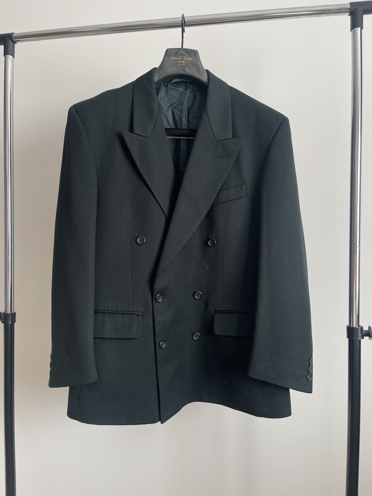 Burton Dark green double-breasted blazer jacket vintage burton 50 Size 40S - 1 Thumbnail