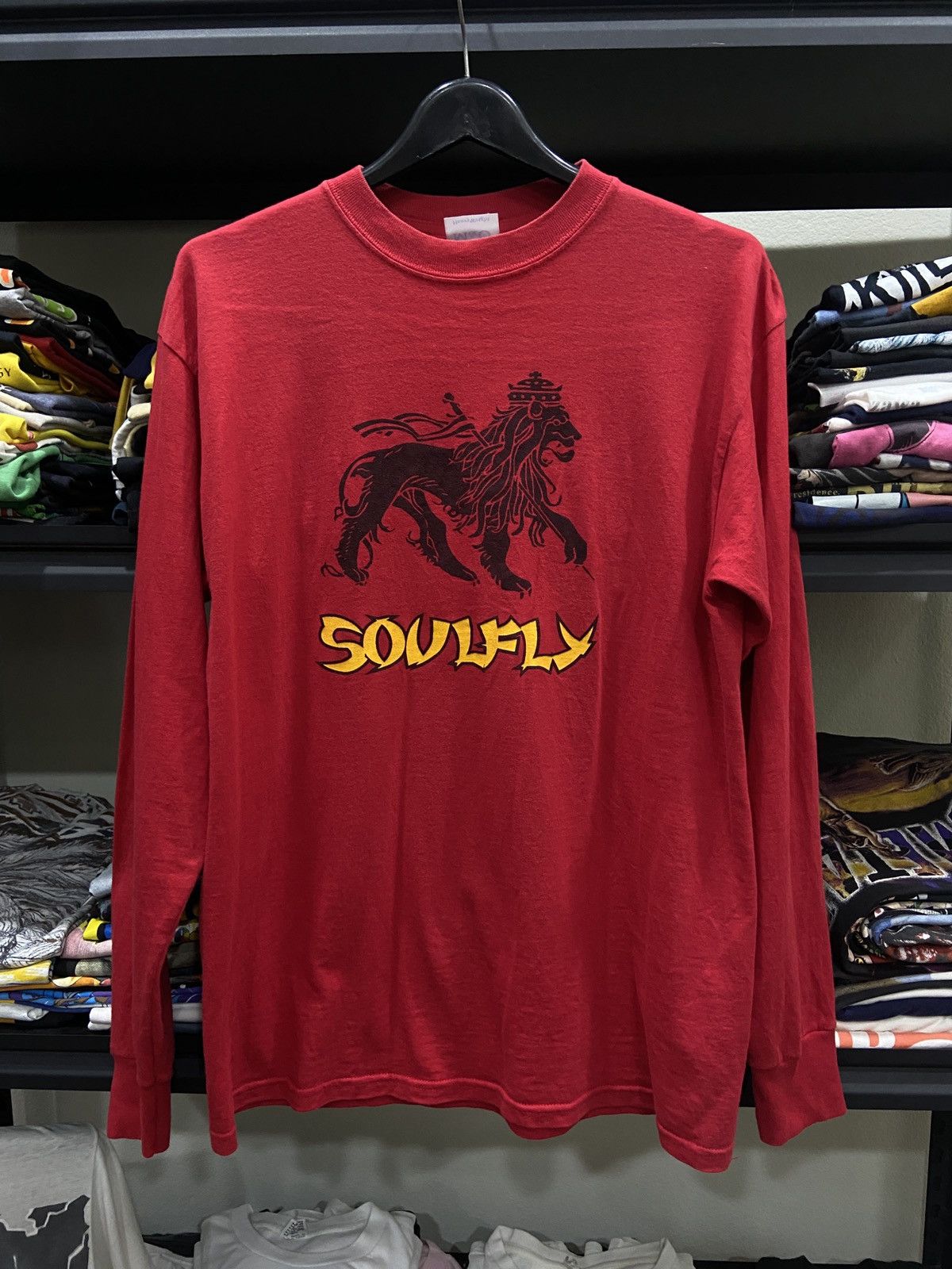 Band Tees × Vintage Vintage Y2K 00s SOULFLY Thrash Death Metal rock tour T-Shirt Size US M / EU 48-50 / 2 - 1 Thumbnail