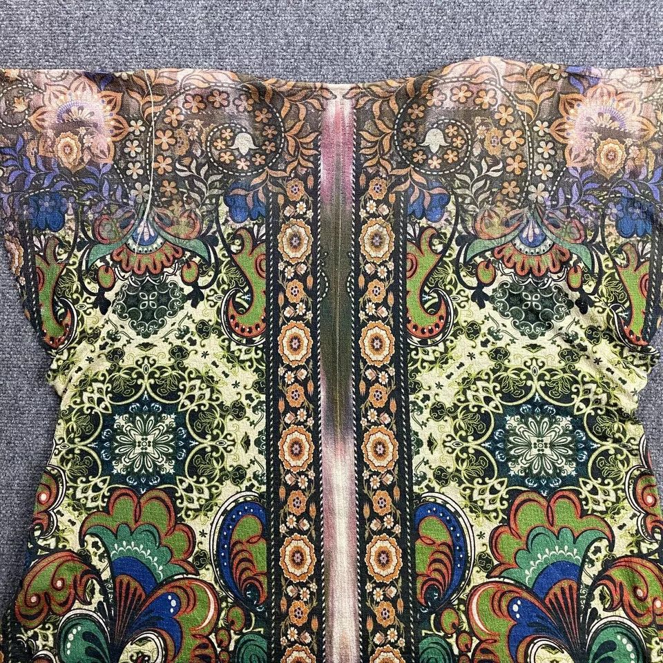 Other One World Top Women's 1X Plus Floral Half Sleeve Tunic Size XL / US 12-14 / IT 48-50 - 8 Thumbnail