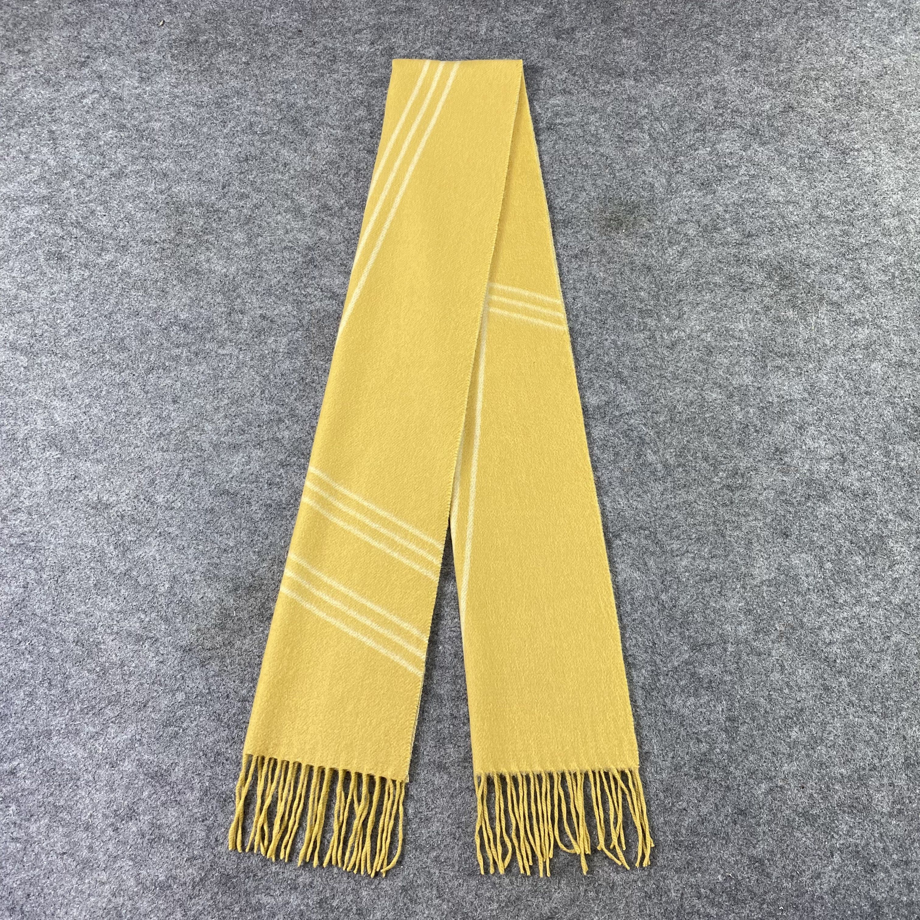Japanese Brand YOSHIE INABA Cashmere Muffler/ Scarf / Neckwear - T1411 Size ONE SIZE - 4 Thumbnail