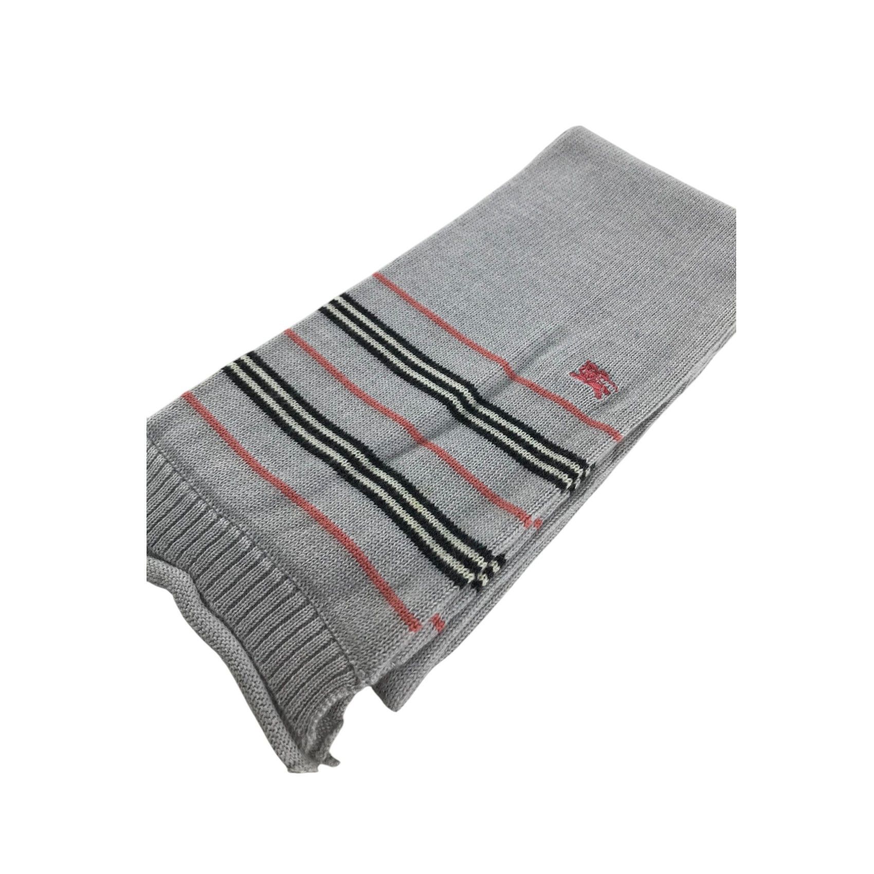 Burberry × Vintage Burberry Scarf / Muffler / Neckwear - WW2912 Size ONE SIZE - 3 Thumbnail