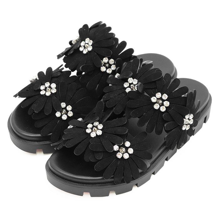 Christian Louboutin Christian Louboutin Christian Louboutin FLORA COOL FLAT leather sandals Leather Shoes 3240159 DUTY FREE for USA Size ONE SIZE - 1 Thumbnail