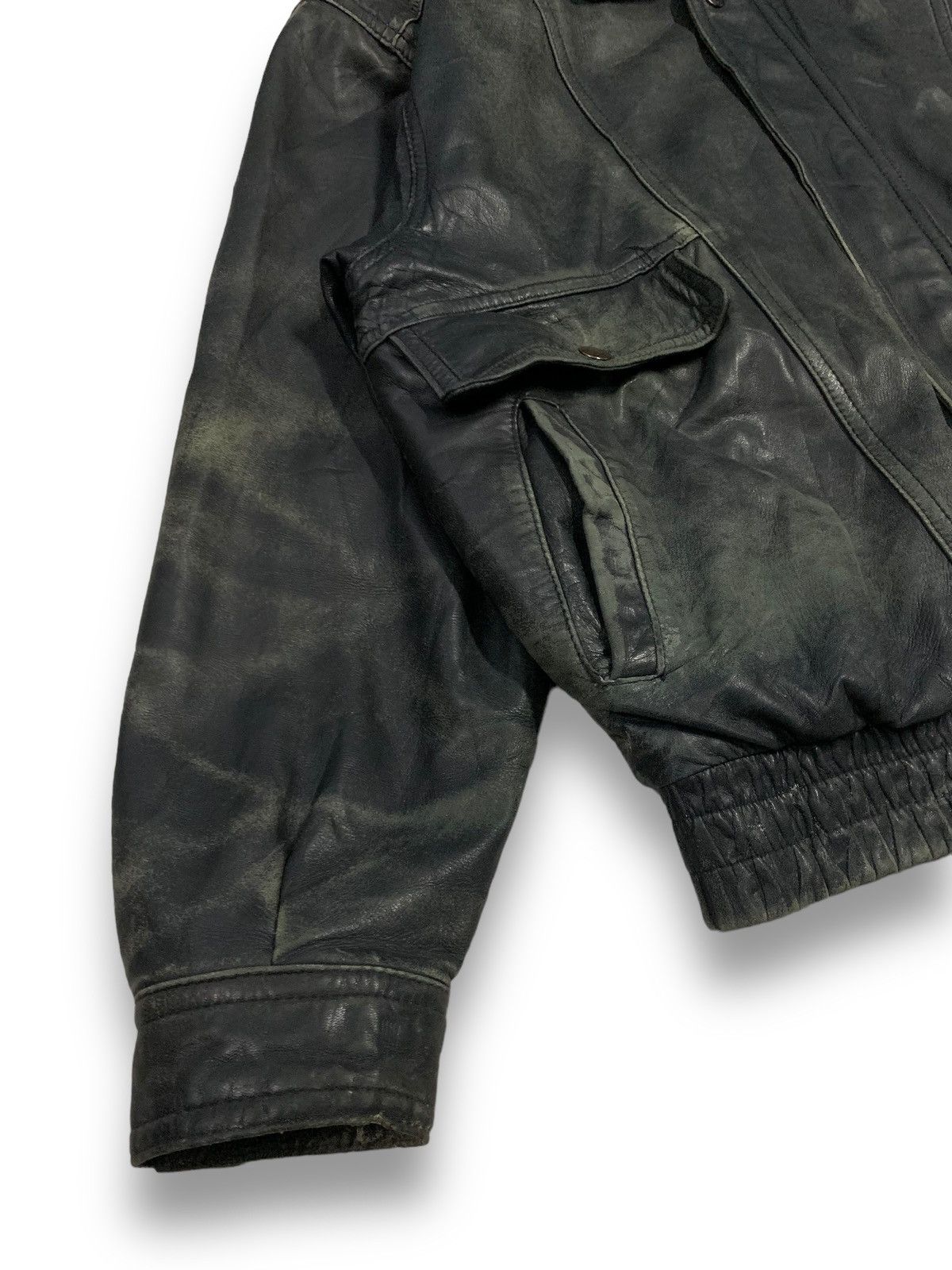 Other Japanese Brand Durante Sheepskin Leather Bomber Jacket Size US L / EU 52-54 / 3 - 12 Thumbnail