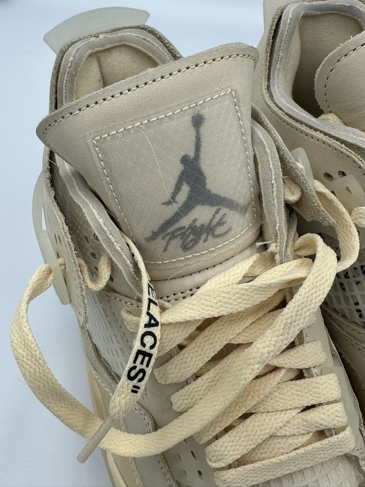 Jordan Brand × Off-White Jordan 4 Sail Size US 9 / IT 39 - 8 Thumbnail