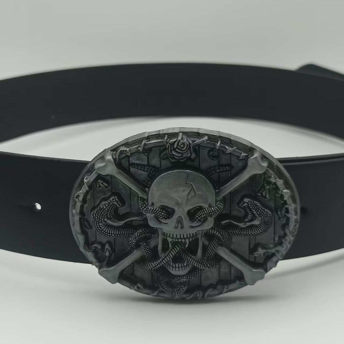 Designer Punk Vintage Belt Riveted Belts Menswear Accessories Size ONE SIZE - 2 Thumbnail