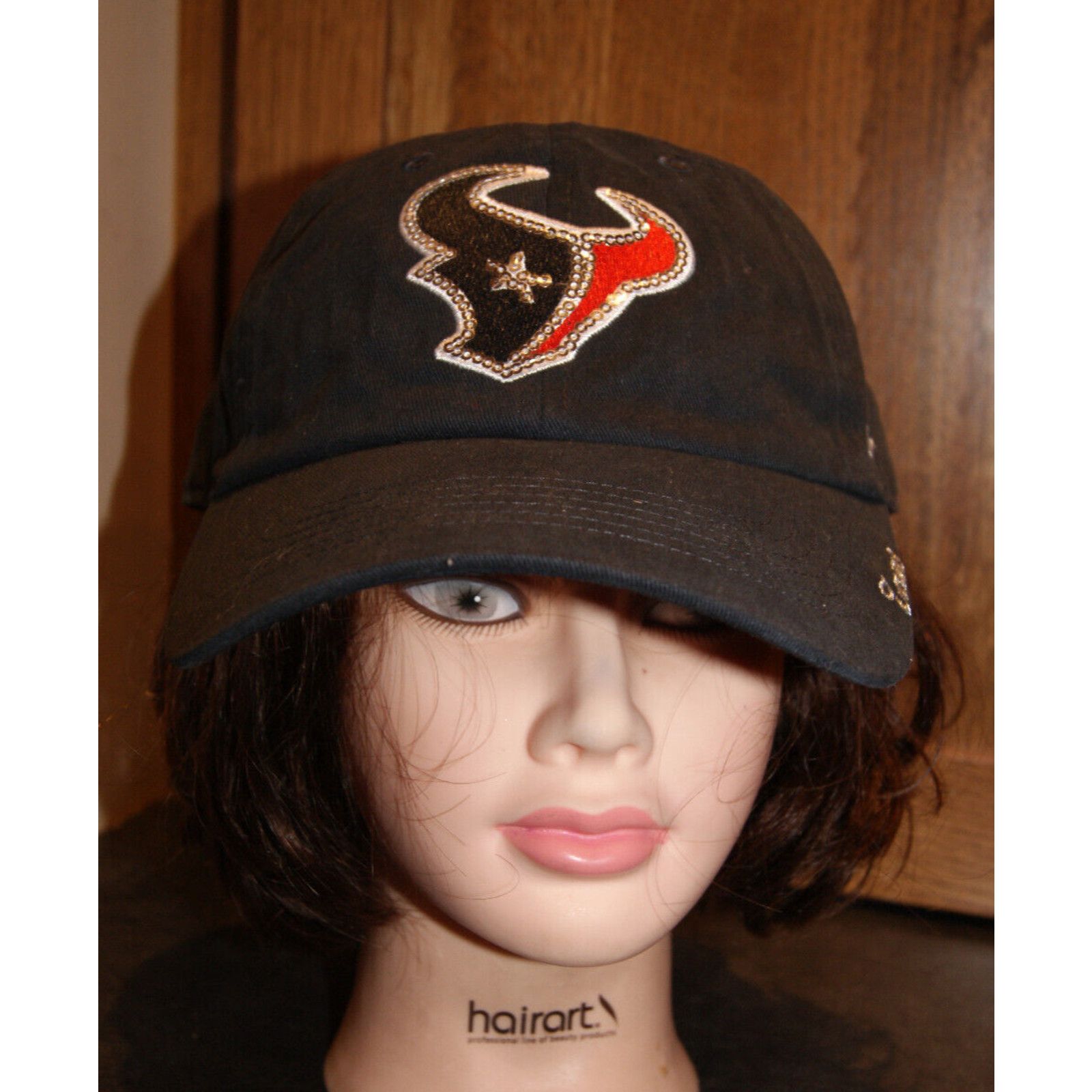 47 Brand Houston Texans Bling Womens Strapback Hat Cap Casual Fit '47 Size ONE SIZE - 3 Thumbnail