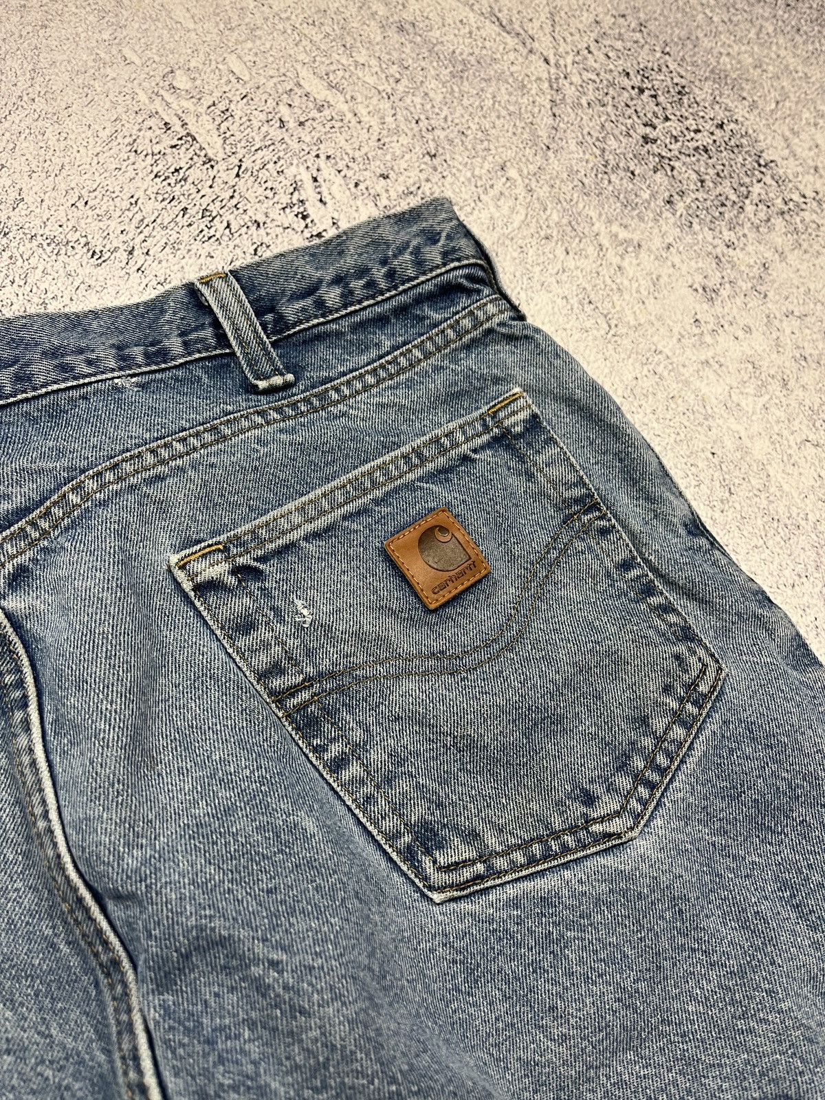 Carhartt Vintage Carhartt Jeans 34x32 Distressed Wash Workwear Y2K Size US 34 / EU 50 - 7 Thumbnail