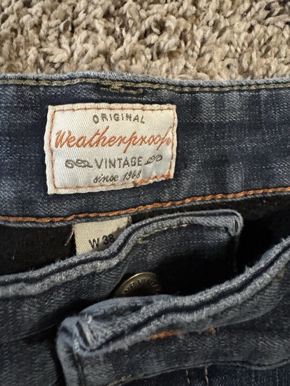 Weatherproof Fleece lined men's Jeans Size US 38 / EU 54 - 2 Thumbnail