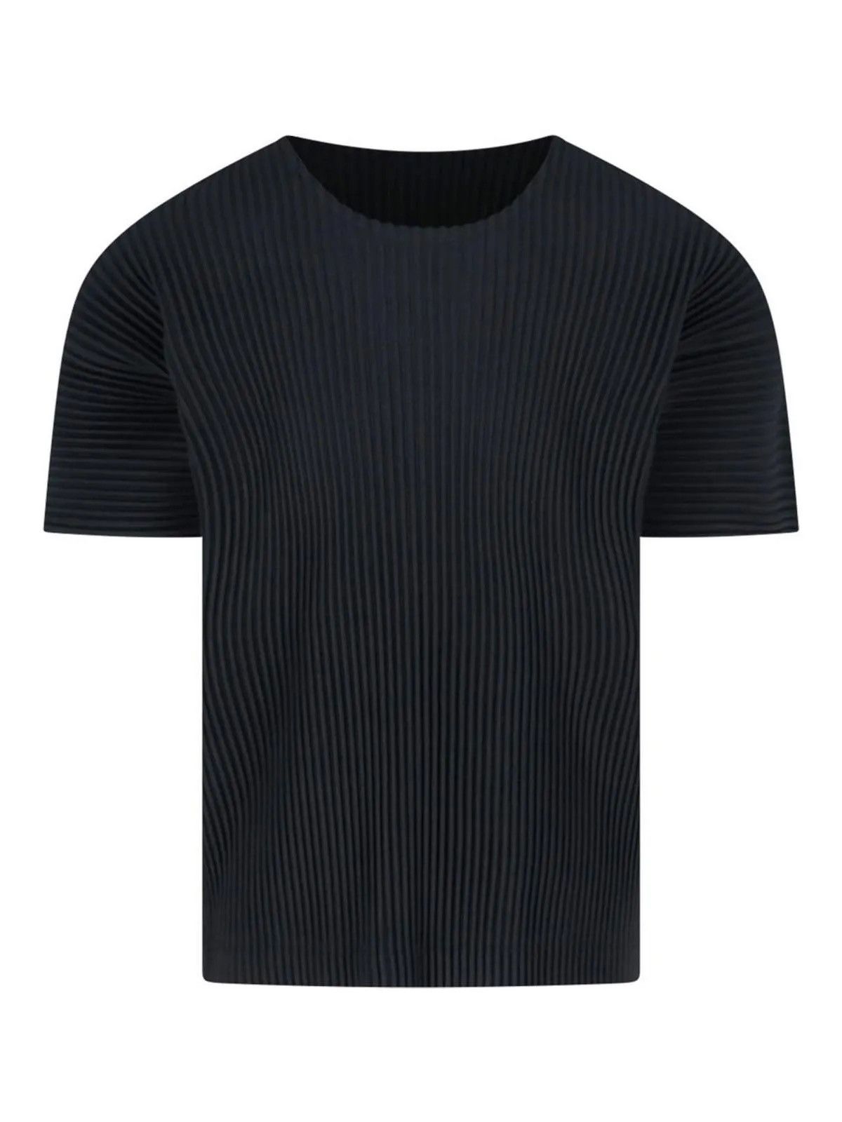Homme Plisse Issey Miyake Classic Short-sleeved Navy Shirt Size US S / EU 44-46 / 1 - 6 Thumbnail