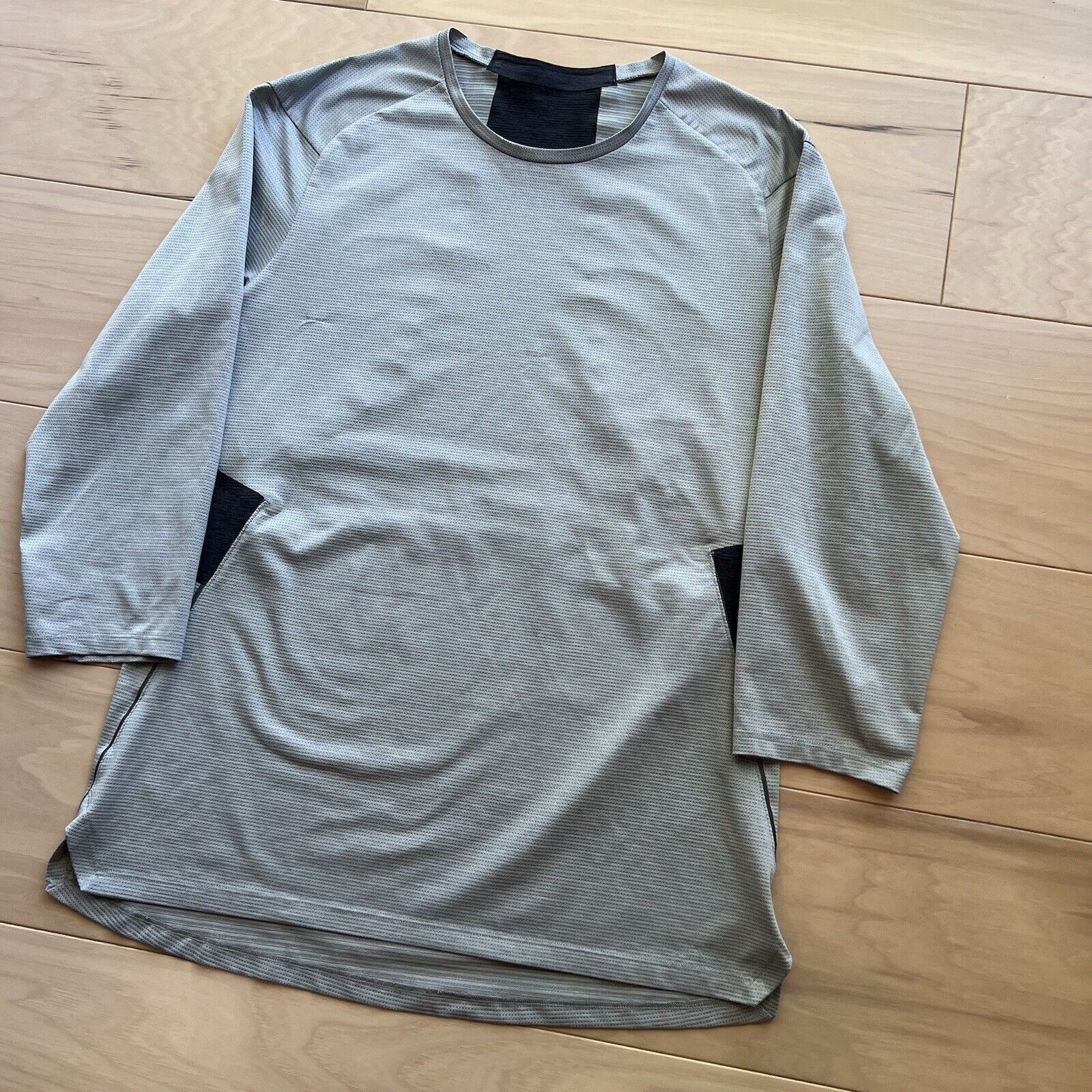 Lululemon Lululemon Fast Free Shirt S Gray 3/4 Sleeve Casual Training Size US S / EU 44-46 / 1 - 8 Thumbnail