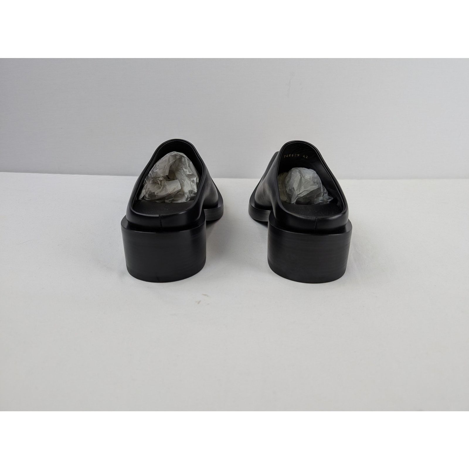 Balenciaga o1rshd1 New Matt Calfskin Santiago Mule Sandal in Black Size US 12 / EU 45 - 10 Thumbnail