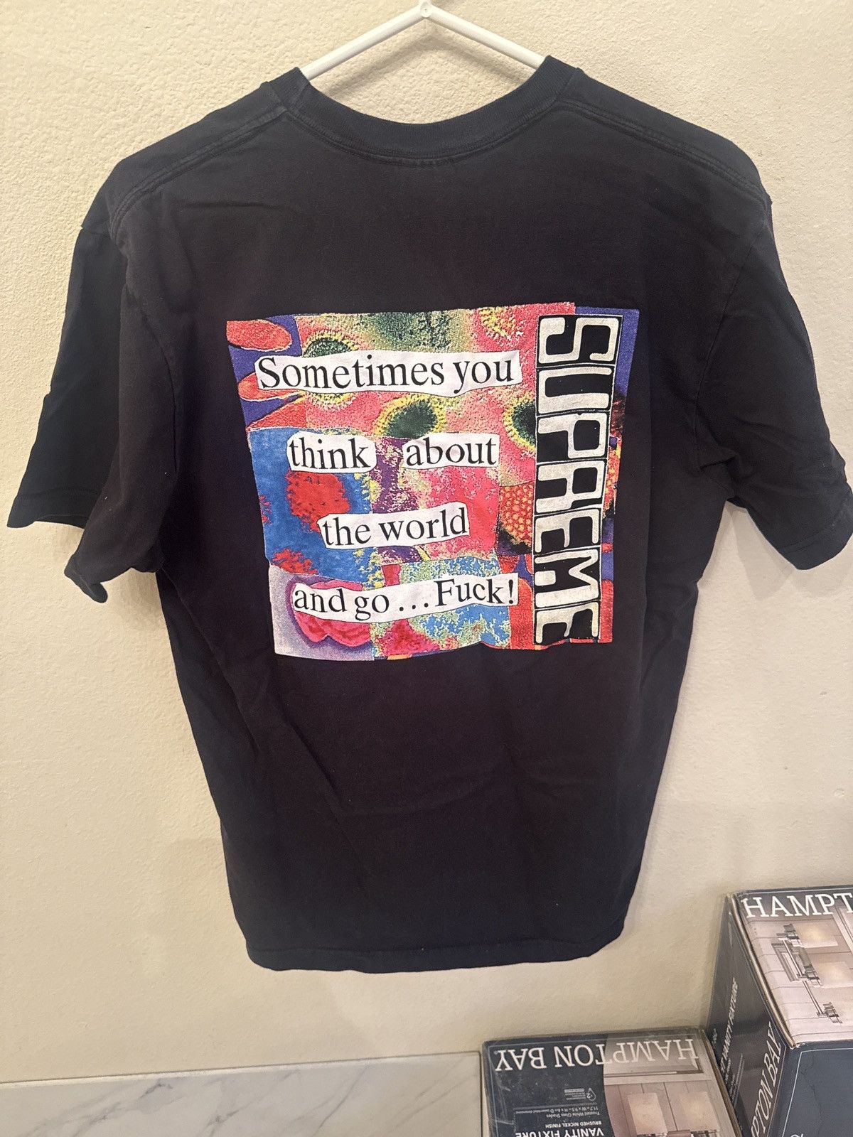 Supreme Supreme Static black tee Size US L / EU 52-54 / 3 - 4 Thumbnail