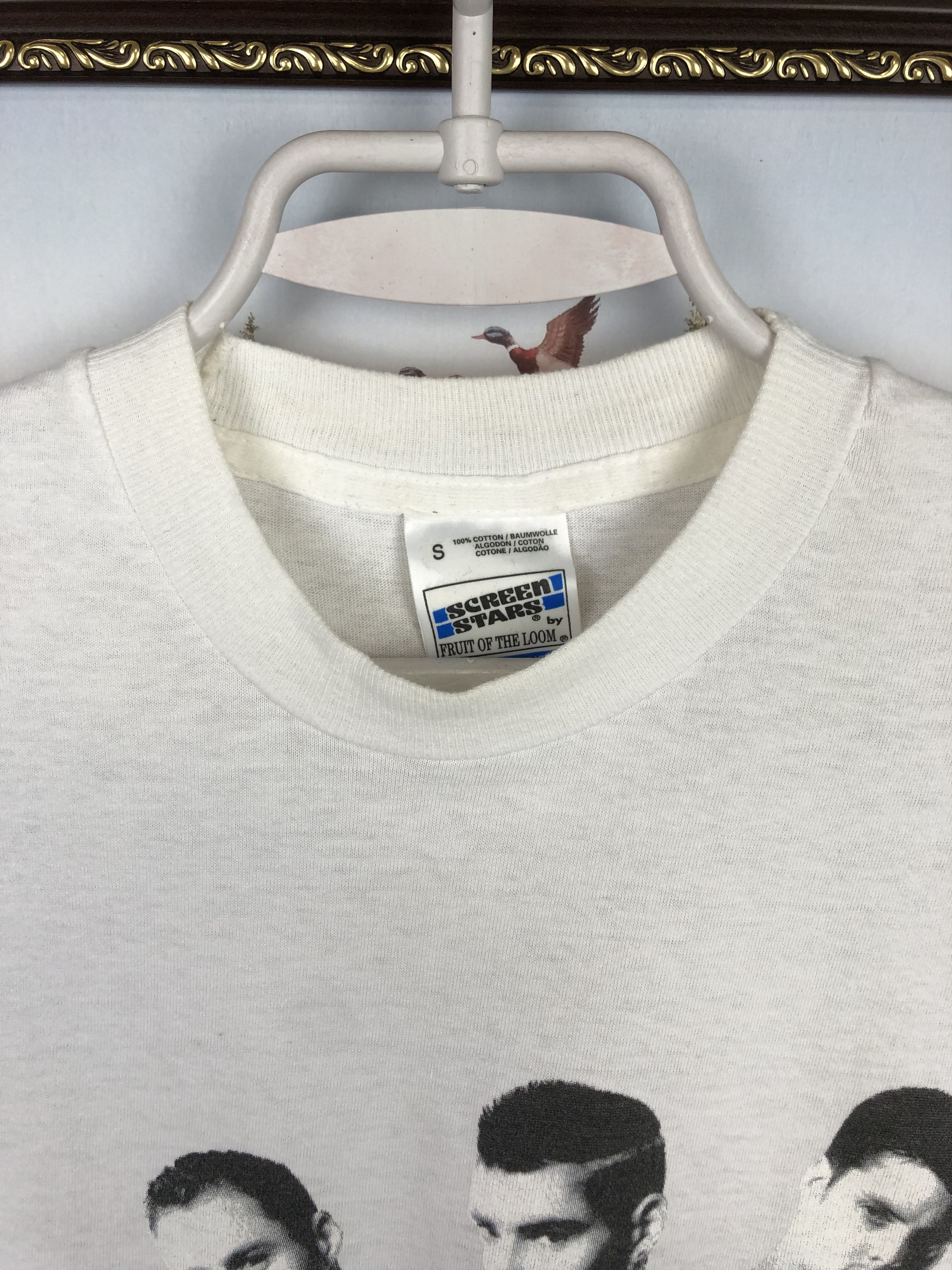 Band Tees Vintage 90's Boyzone Over Print White Band Shirt Rare Tee Size US S / EU 44-46 / 1 - 4 Thumbnail